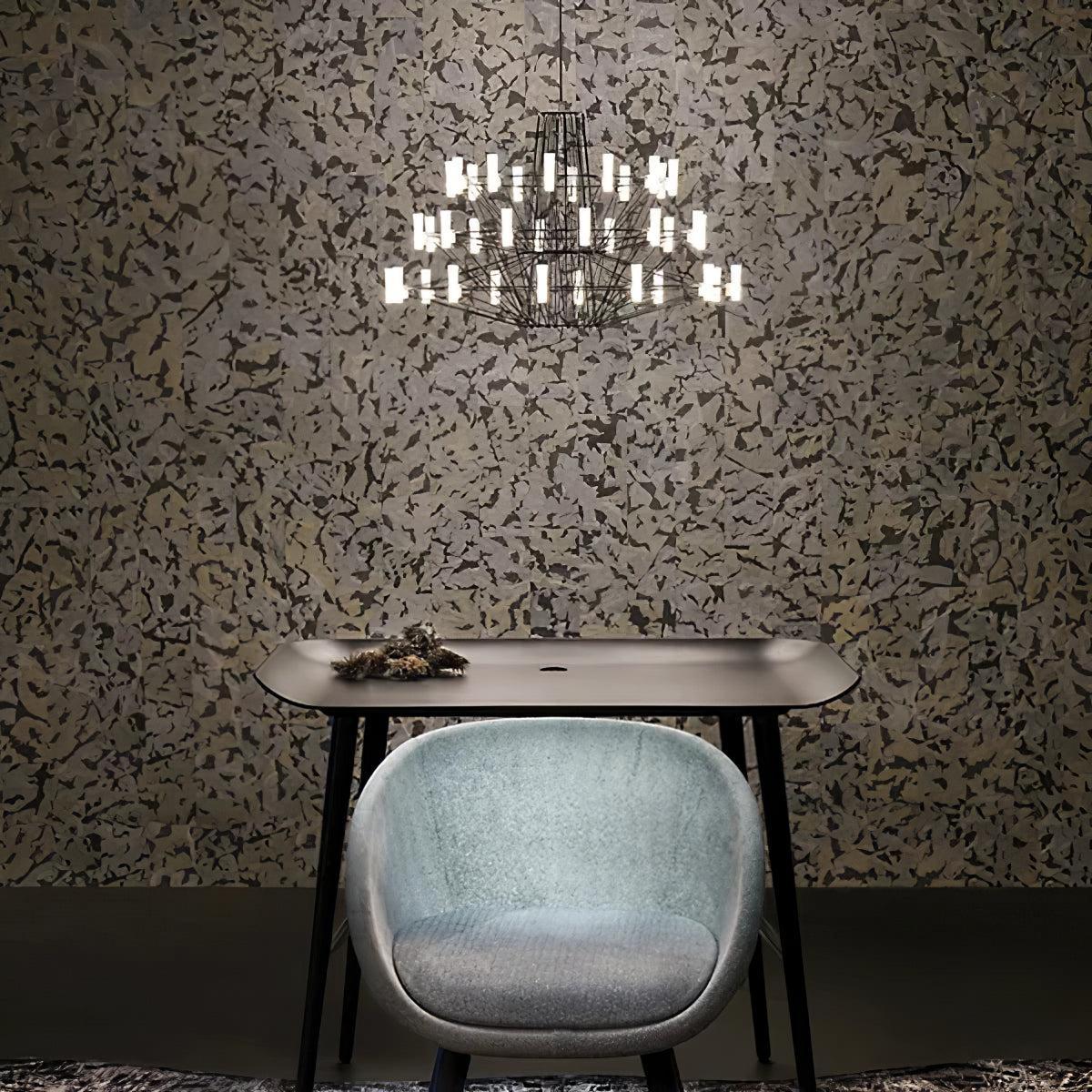 Sky Ballet Chandelier ∅ 33.5″ ~∅ 39.8″-Sylvia Space