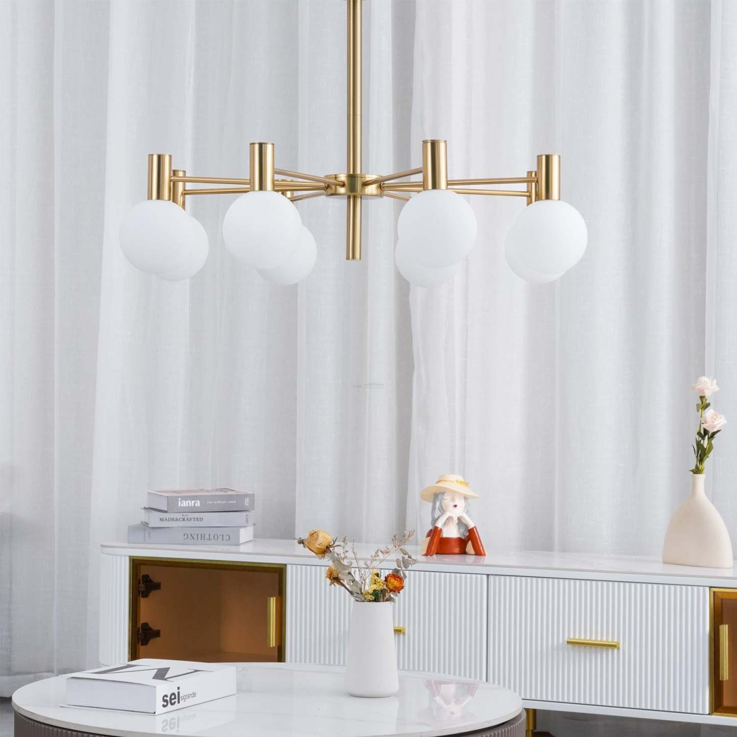 Selva Chandelier with 6/8/10/12/12+6 heads-Sylvia Space