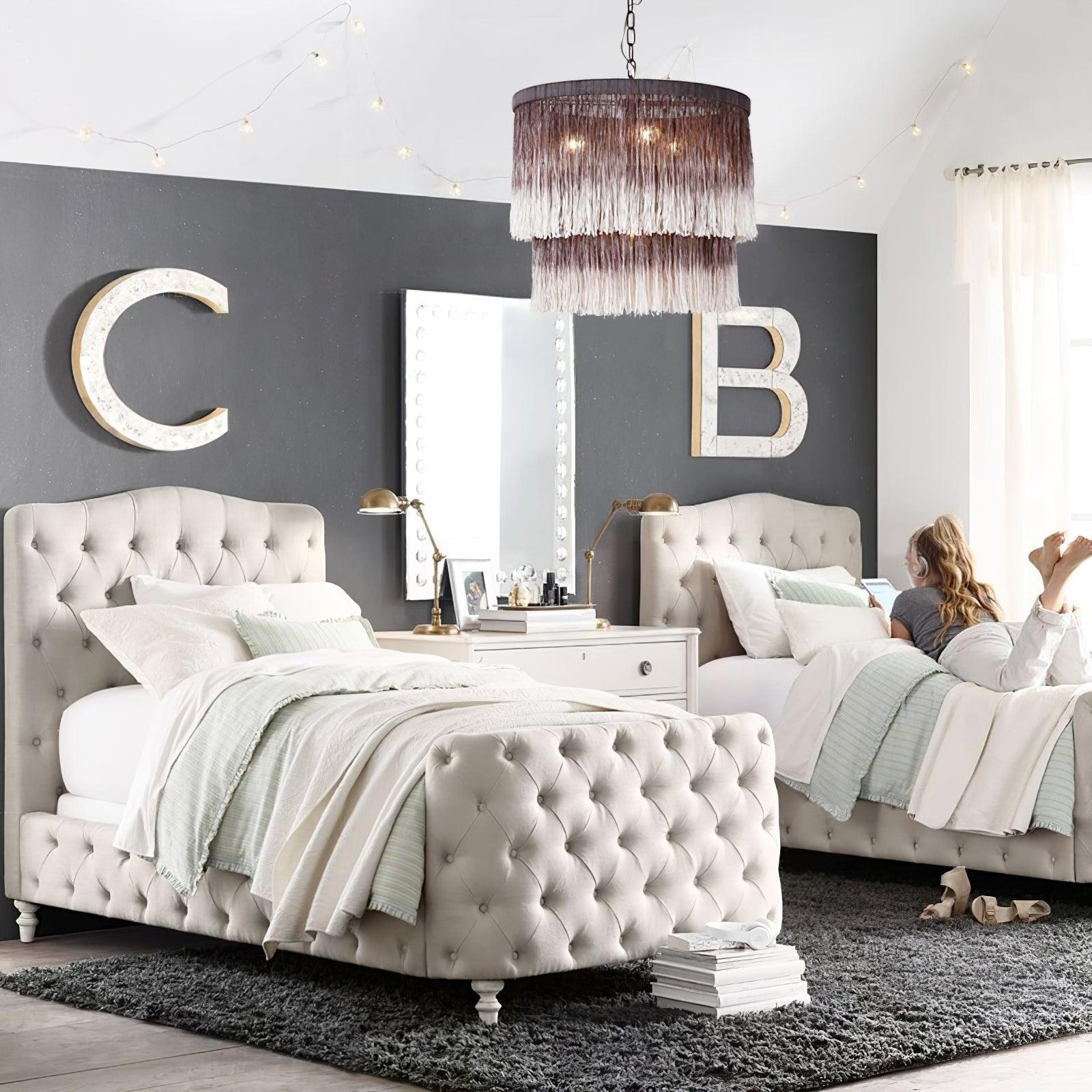 Tassel Chandelier ∅ 17.7″-Sylvia Space