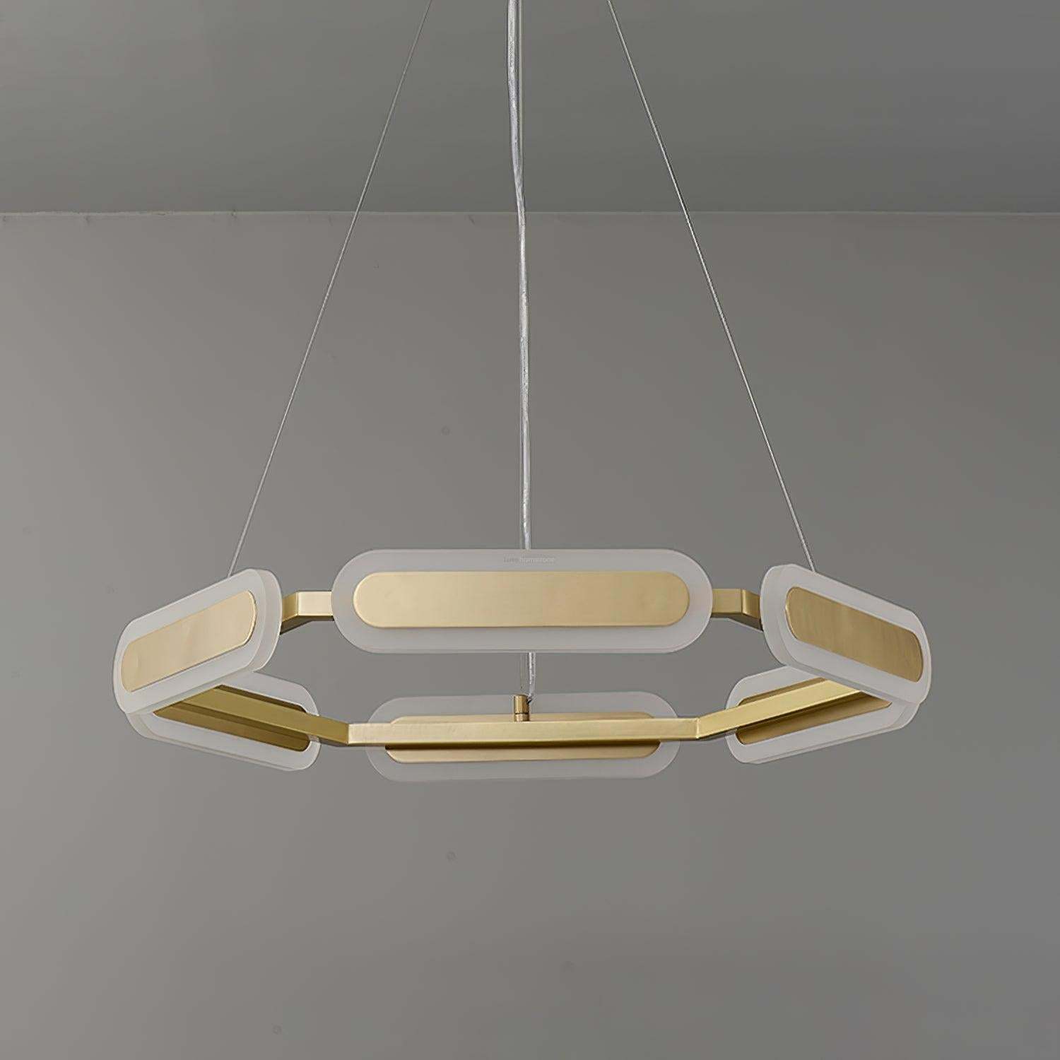 Swirl Chandelier ∅ 27.7″-Sylvia Space