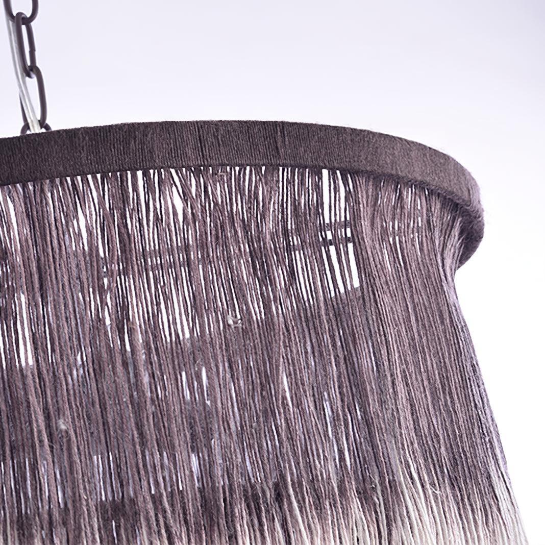 Tassel Chandelier ∅ 17.7″-Sylvia Space