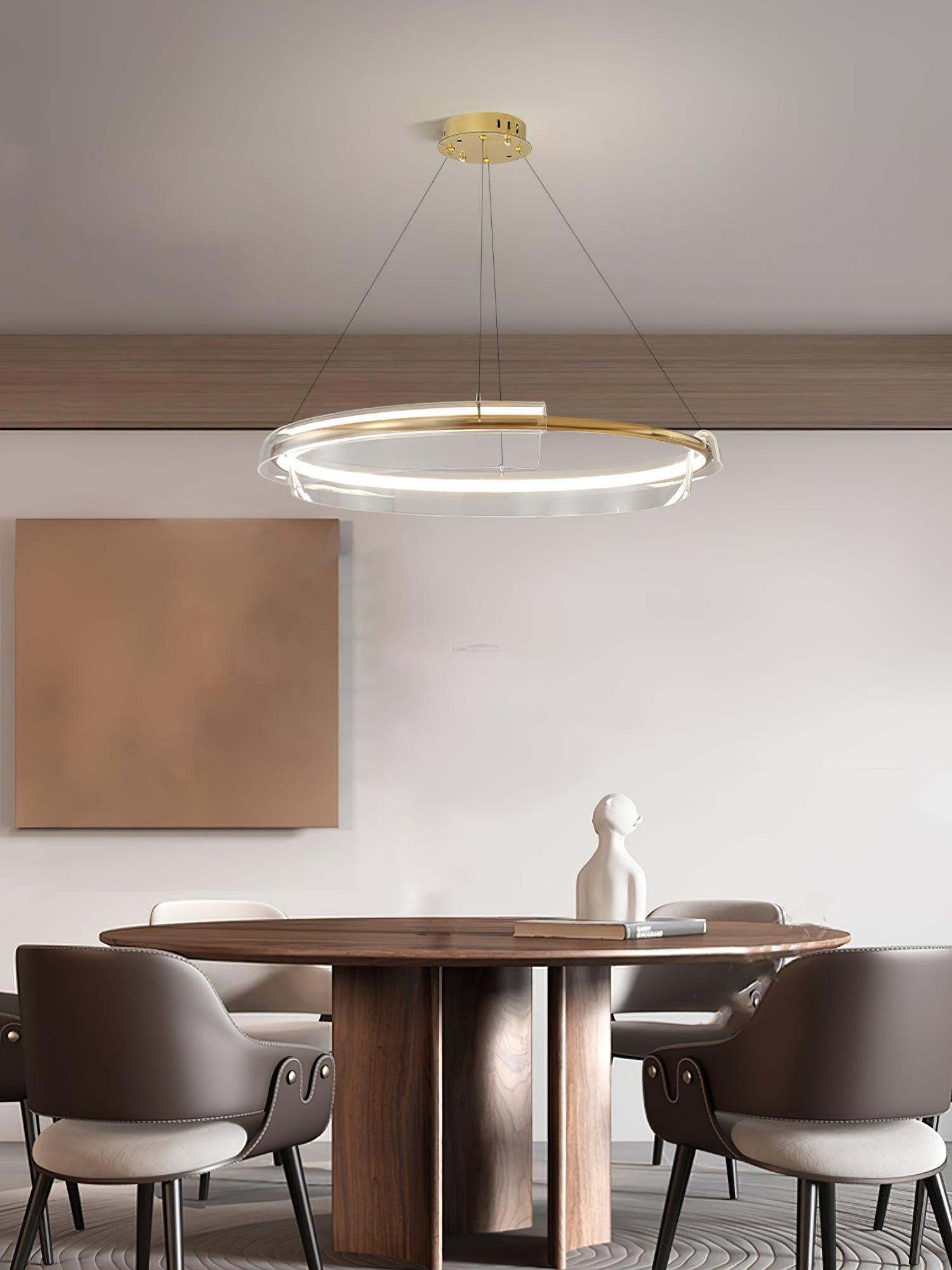 Solstice LED Chandelier ∅ 23.6″-Sylvia Space