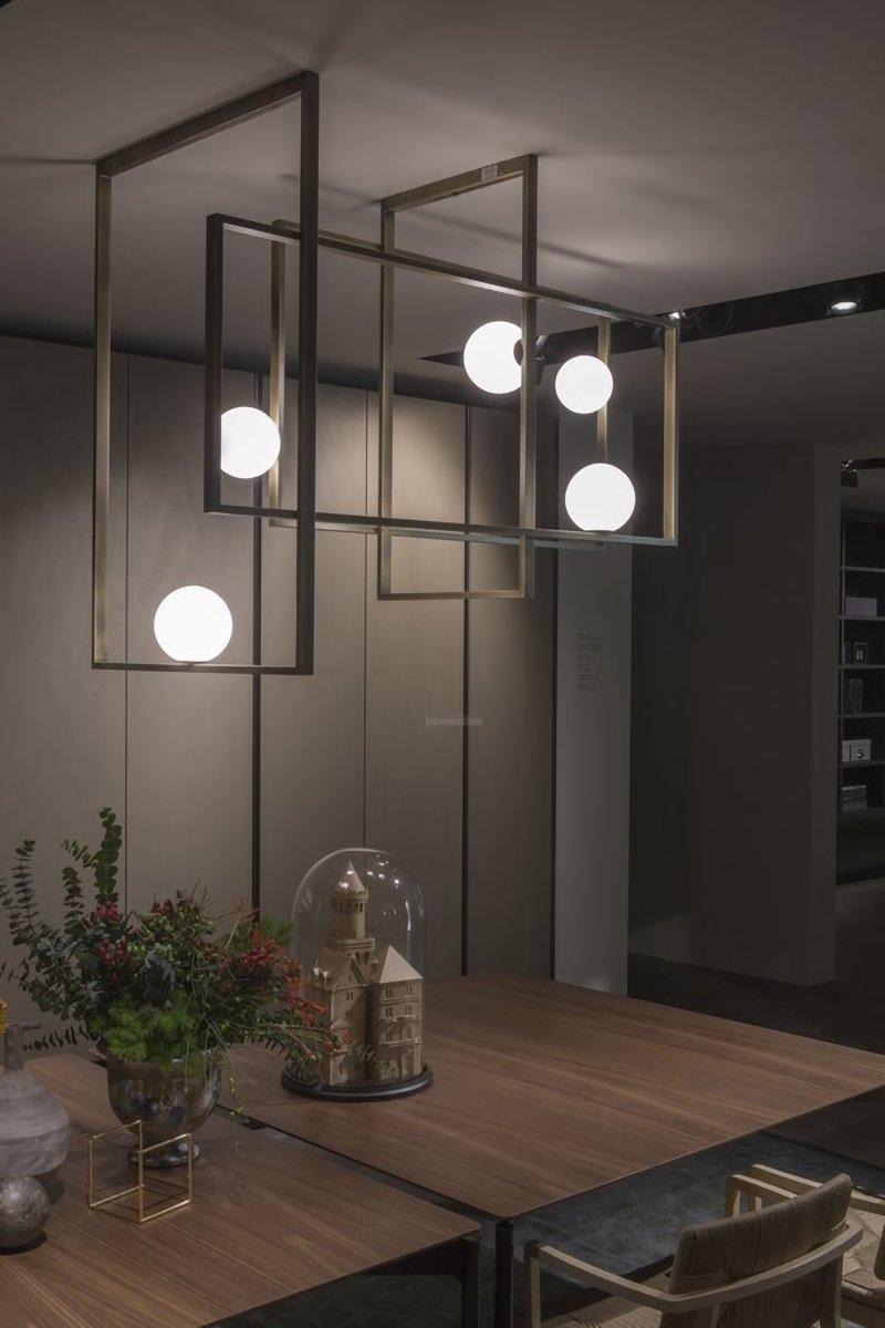 Mondrian Glass Ceiling Light L 47.2″-Sylvia Space