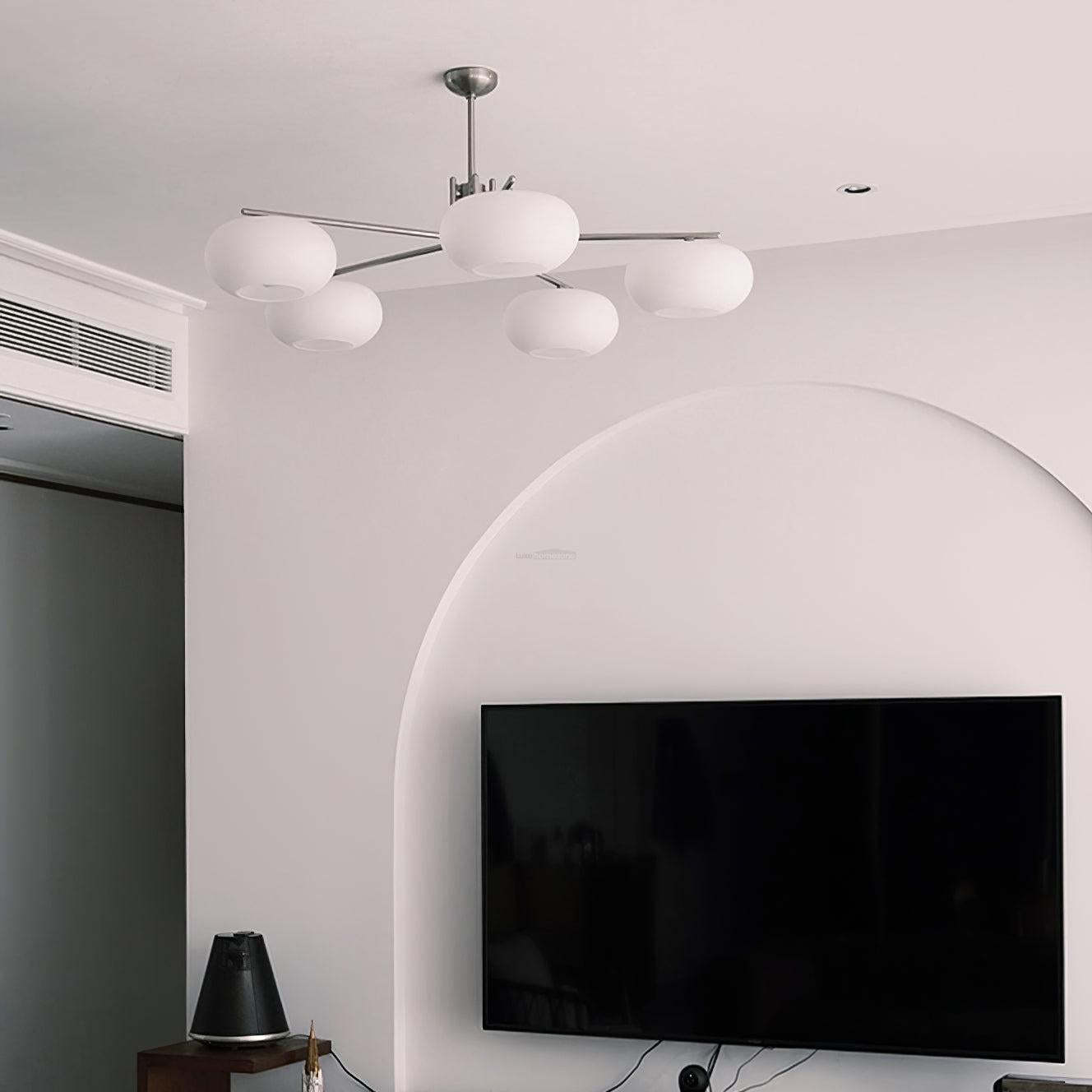 Barndon Round Chandelier-Sylvia Space