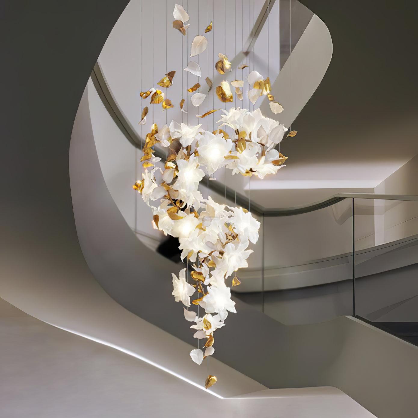 Flying Flowers Fluttering Chandelier with 6 Types-Sylvia Space