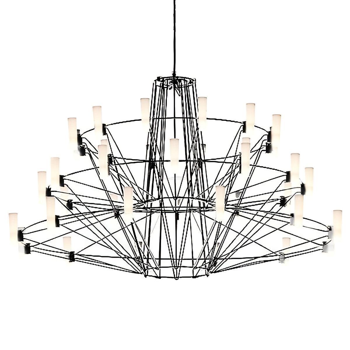 Sky Ballet Chandelier ∅ 33.5″ ~∅ 39.8″-Sylvia Space