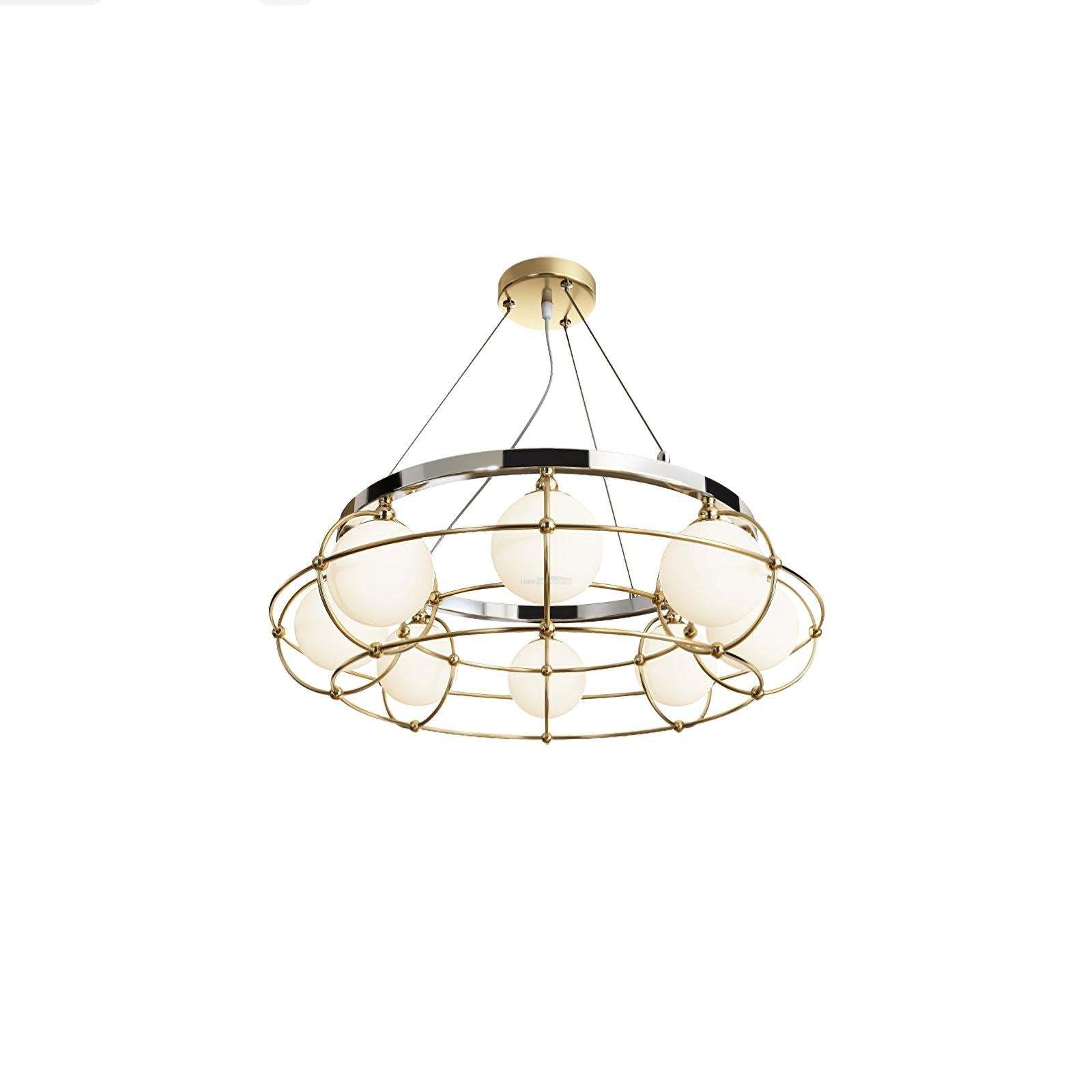 Maytoni Round/Linear Chandelier-Sylvia Space