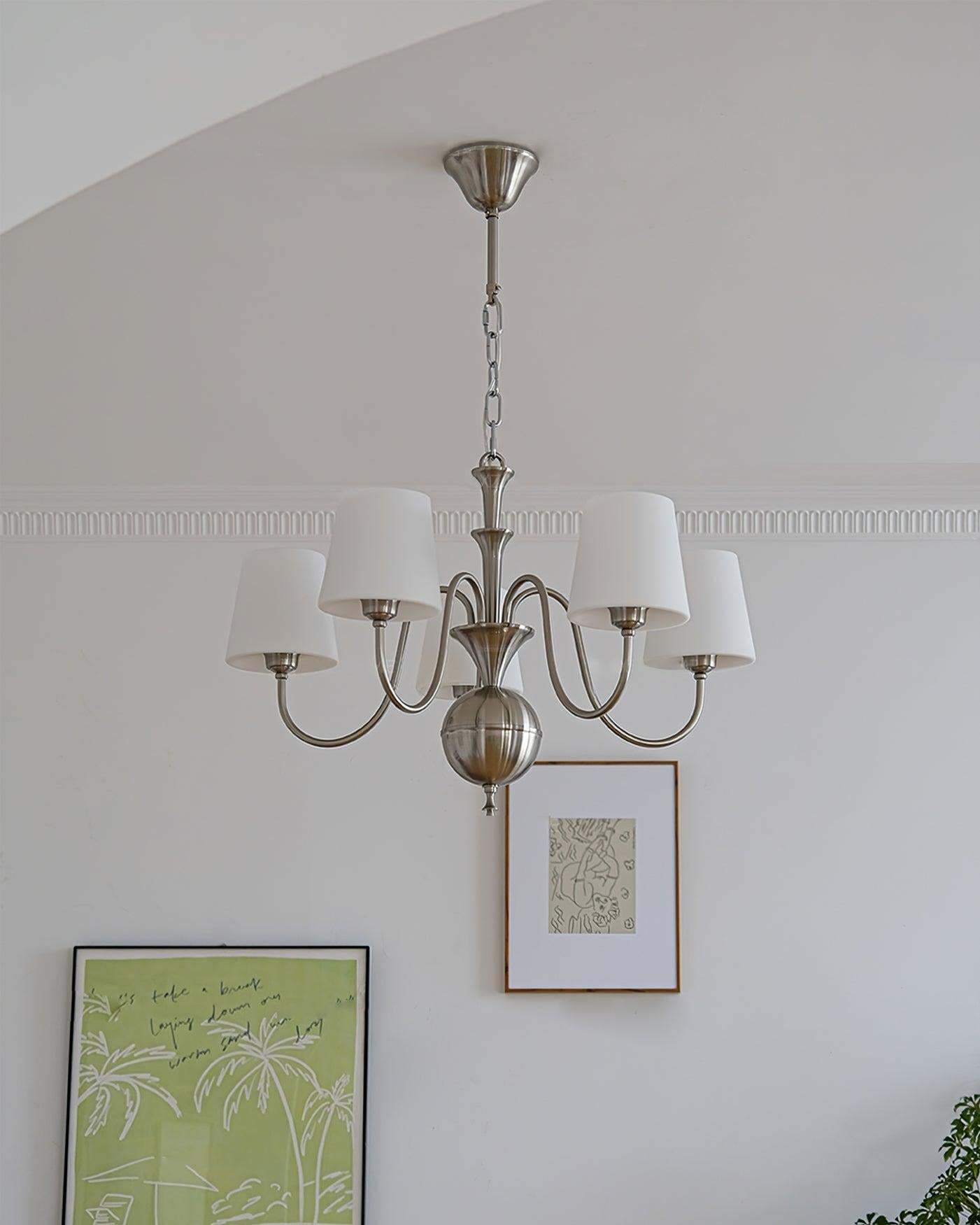 Shabby Chandelier ∅ 23.6″-Sylvia Space