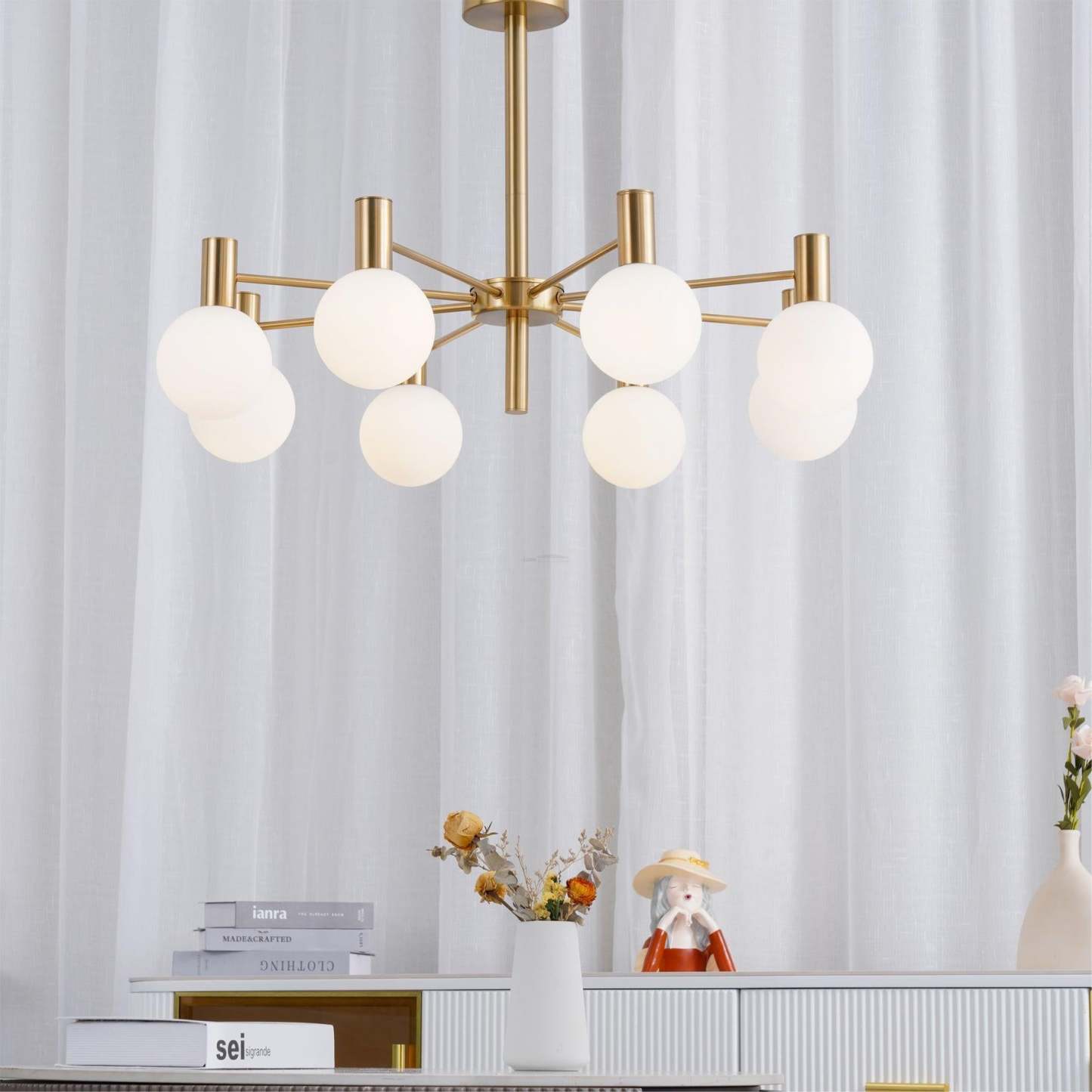 Selva Chandelier with 6/8/10/12/12+6 heads-Sylvia Space