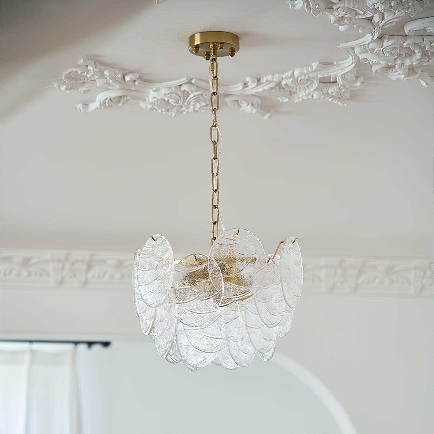 Victorian Disc Round Chandelier-Sylvia Space