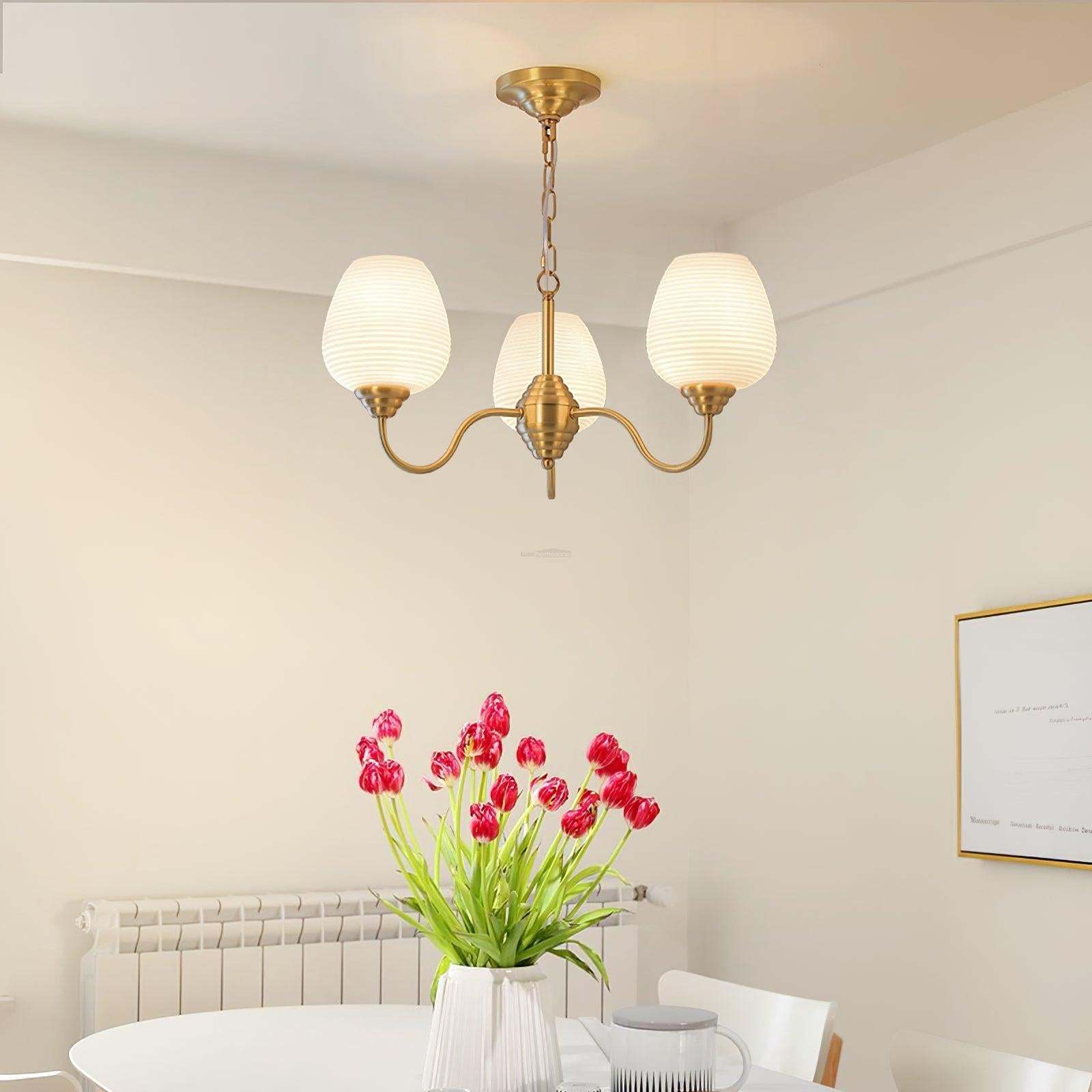 Endon Alton Chandelier with 3/5/8 heads-Sylvia Space