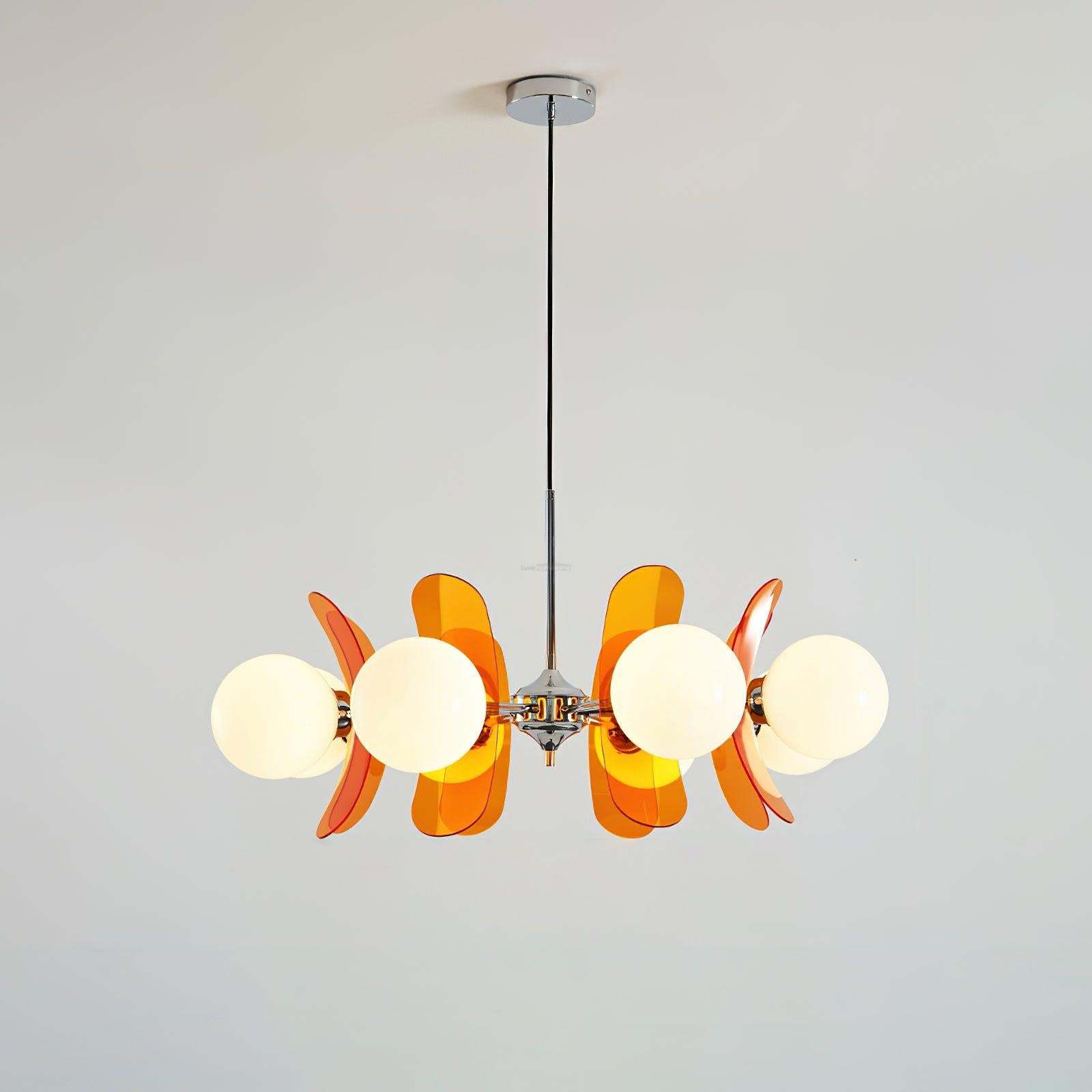 Phosphorescent Chandelier with3/5/6/8 heads-Sylvia Space