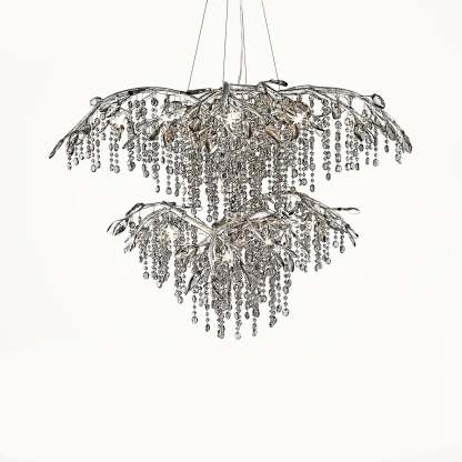 Autumn Twilight Round/Linear Chandelier-Sylvia Space
