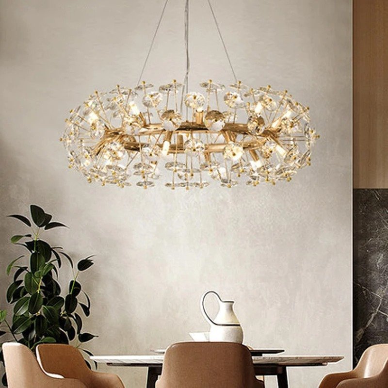 Eclatium Round Chandelier-Sylvia Space