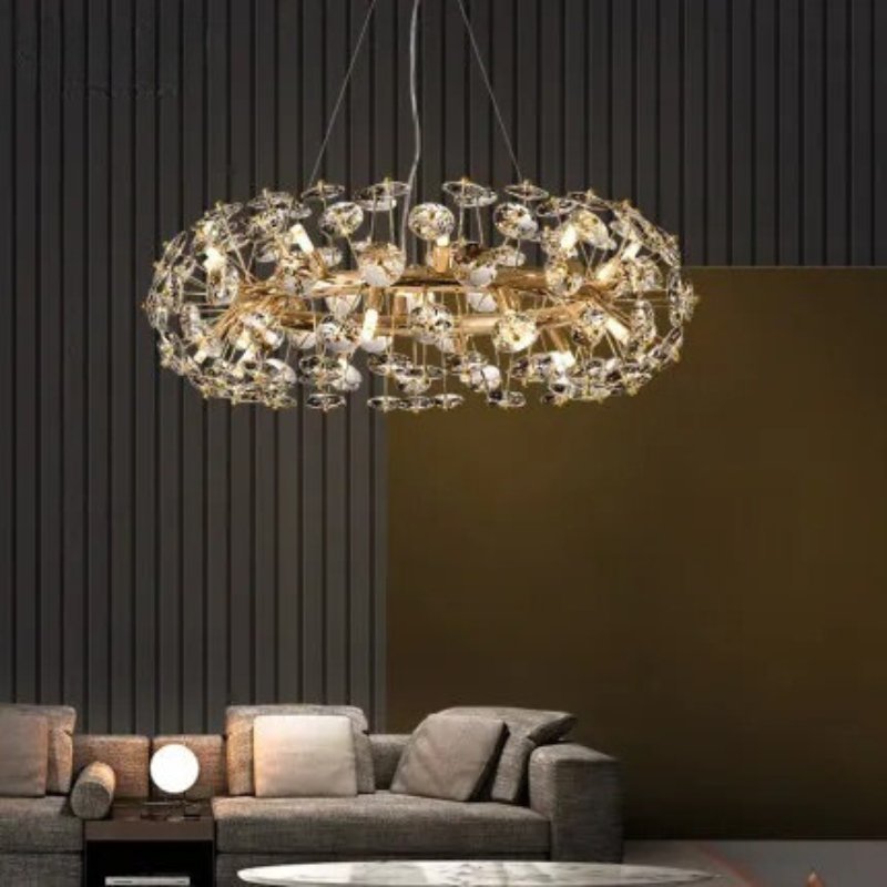 Eclatium Round Chandelier-Sylvia Space