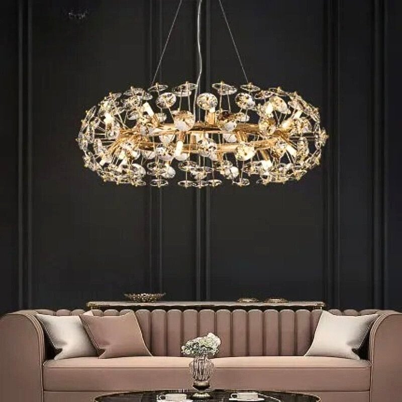 Eclatium Round Chandelier-Sylvia Space