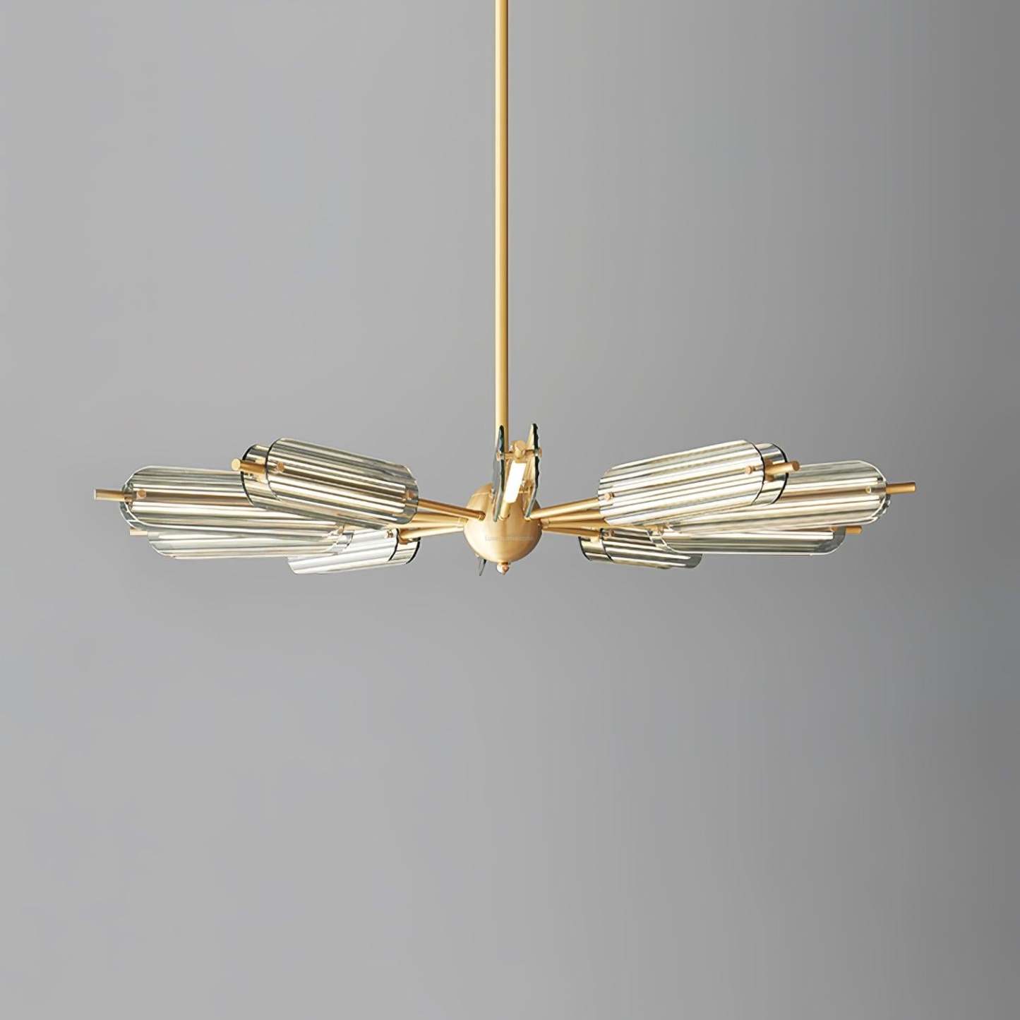 Sputnik Brass Chandelier with 6/8/10 heads-Sylvia Space