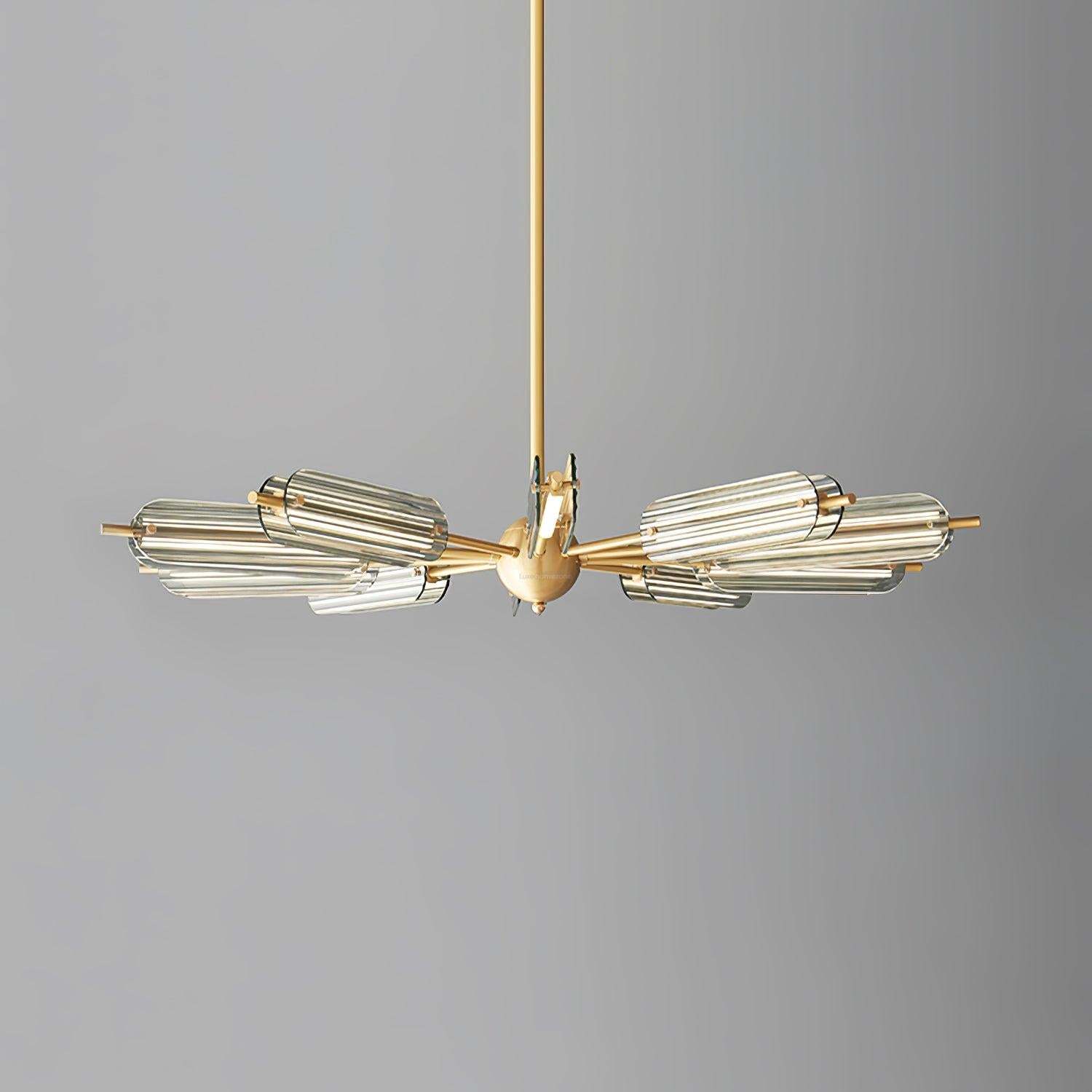 Sputnik Brass Chandelier with 6/8/10 heads-Sylvia Space