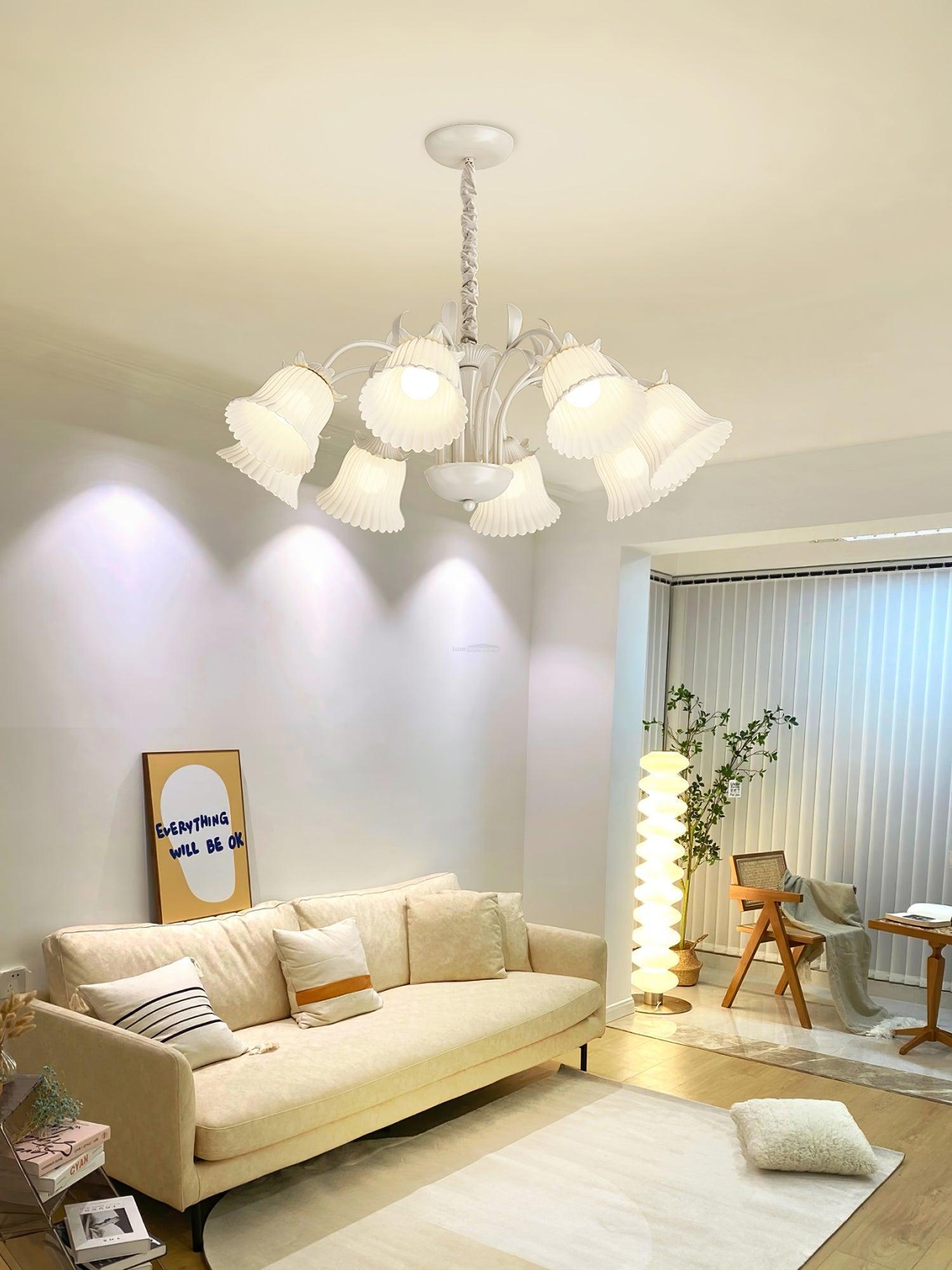 Petunia Chandelier with 6/8 heads-Sylvia Space