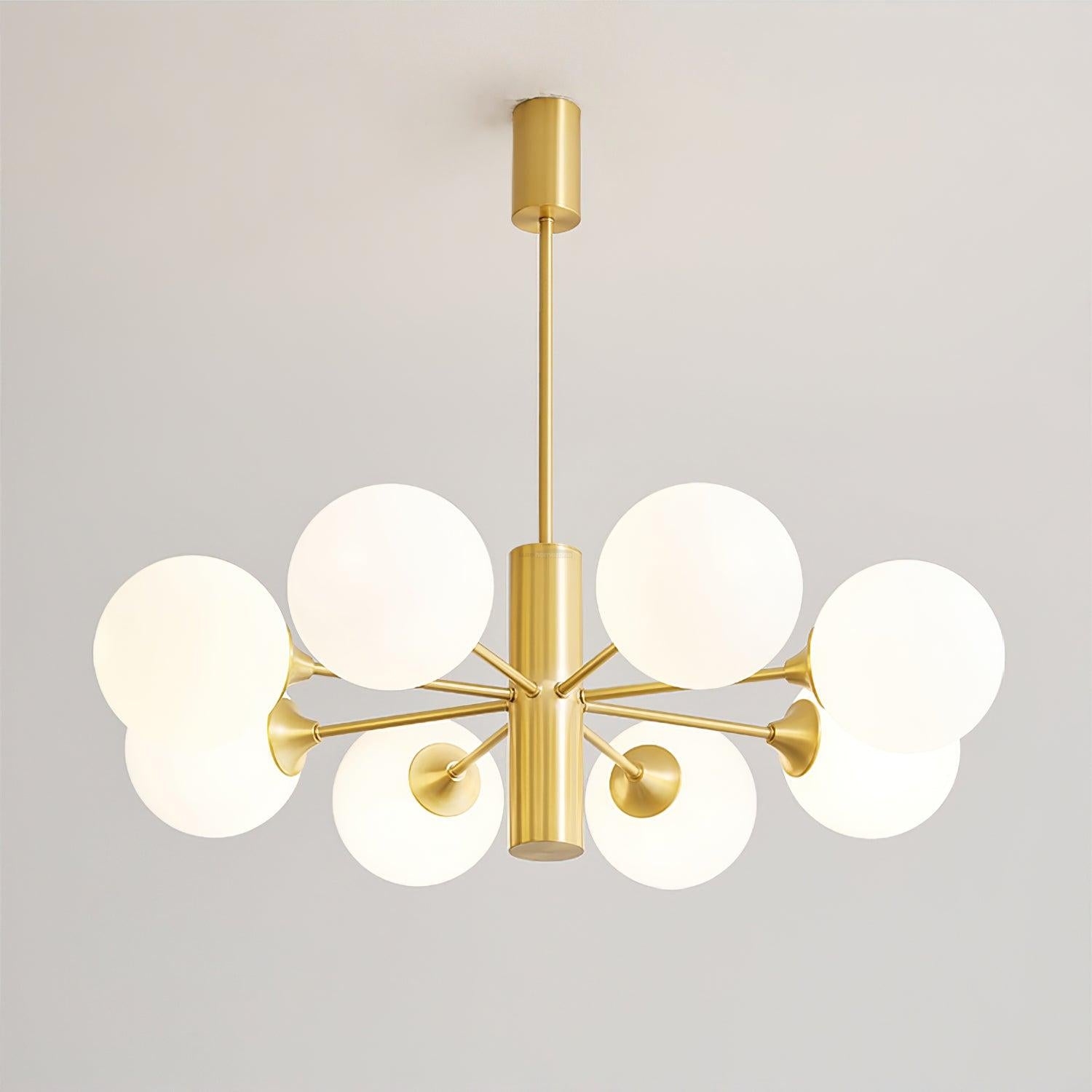 Stella Brass Chandelier with 3/6/8 heads