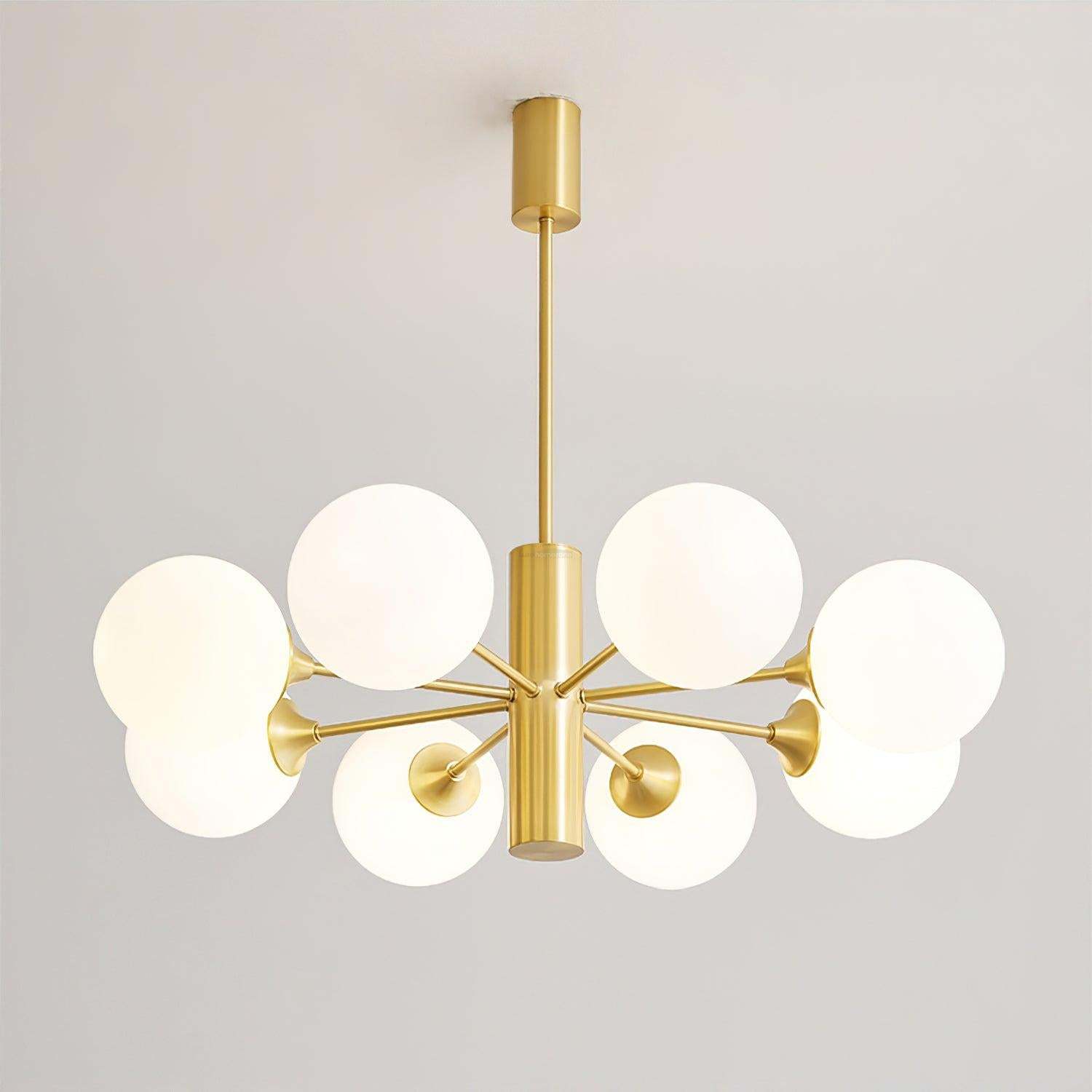 Stella Brass Chandelier with 3/6/8 heads