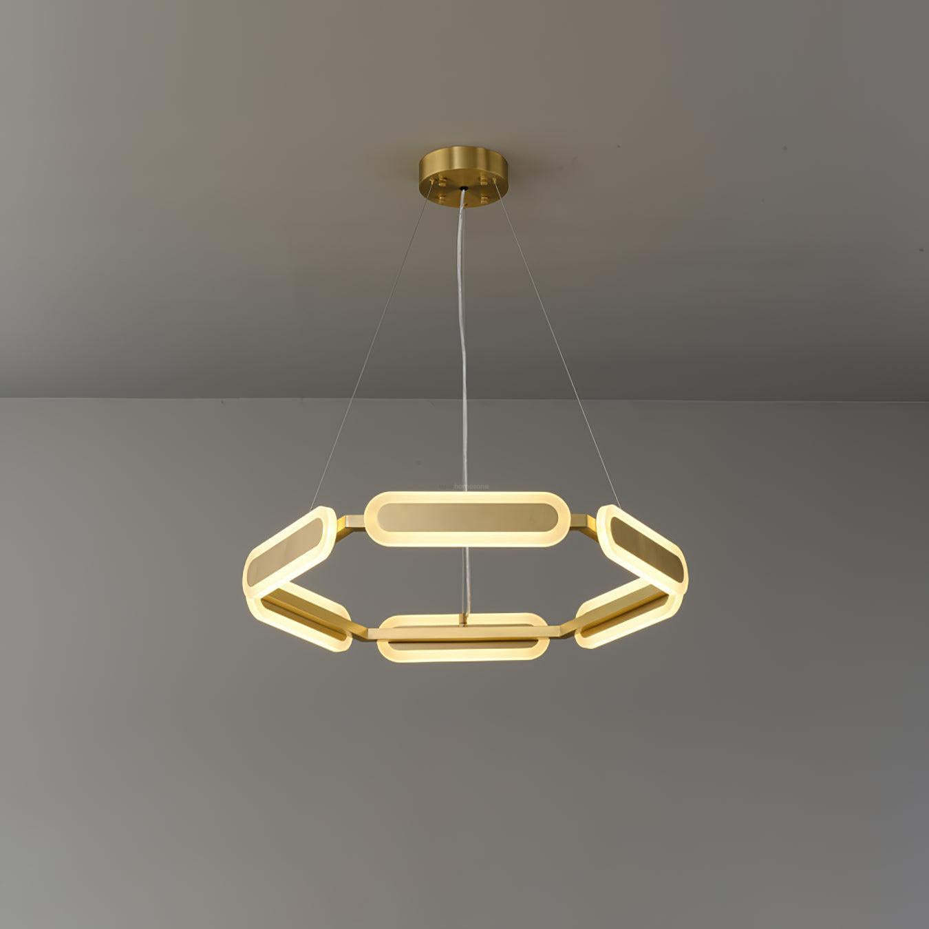 Swirl Chandelier ∅ 27.7″-Sylvia Space