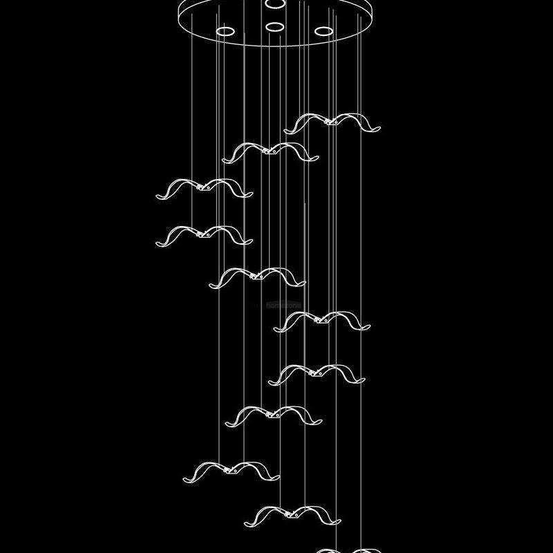 Large Seagull Chandelier with 1/3/5/7/9/11/12/18 heads-Sylvia Space