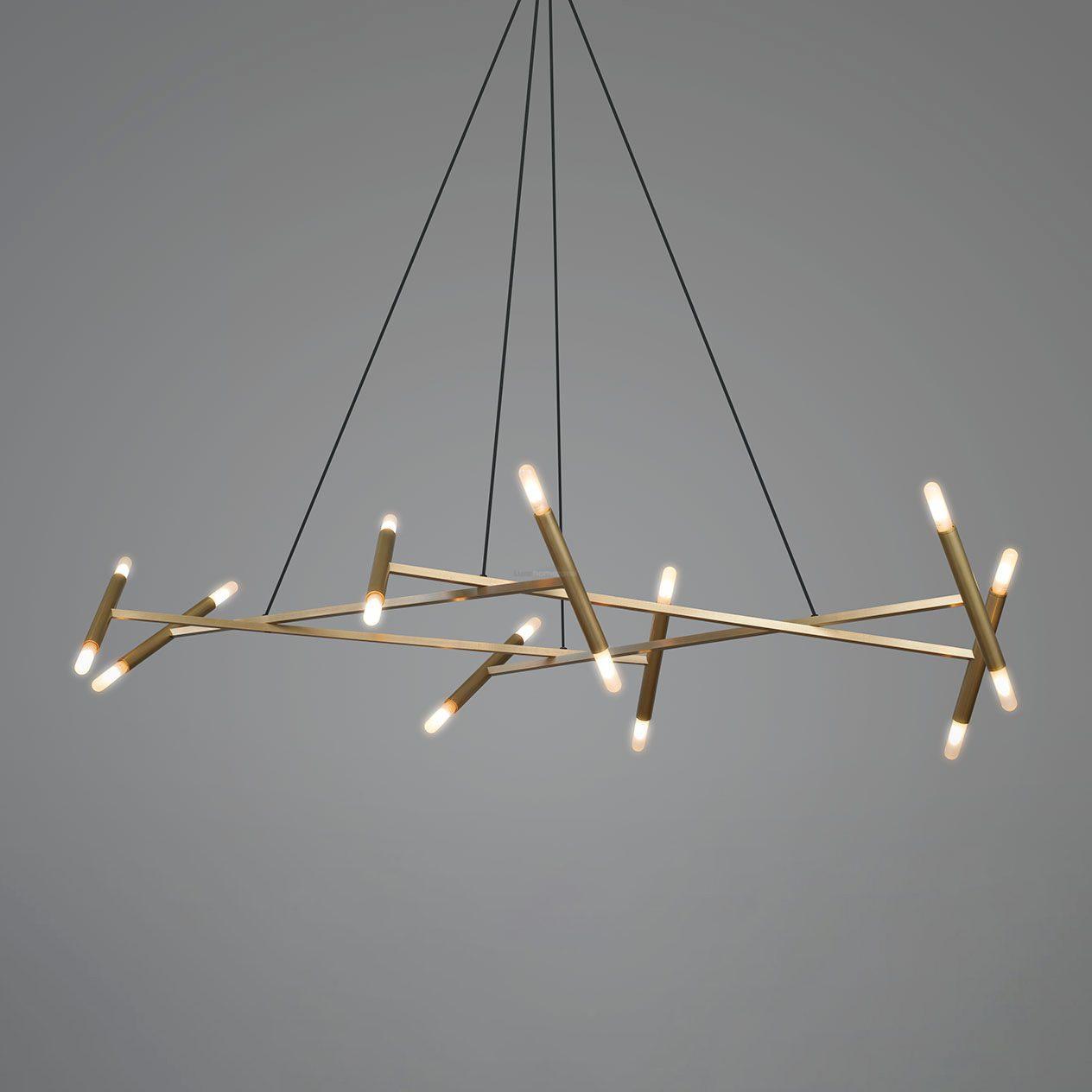 Le Diamant Chandelier with 20 heads-Sylvia Space