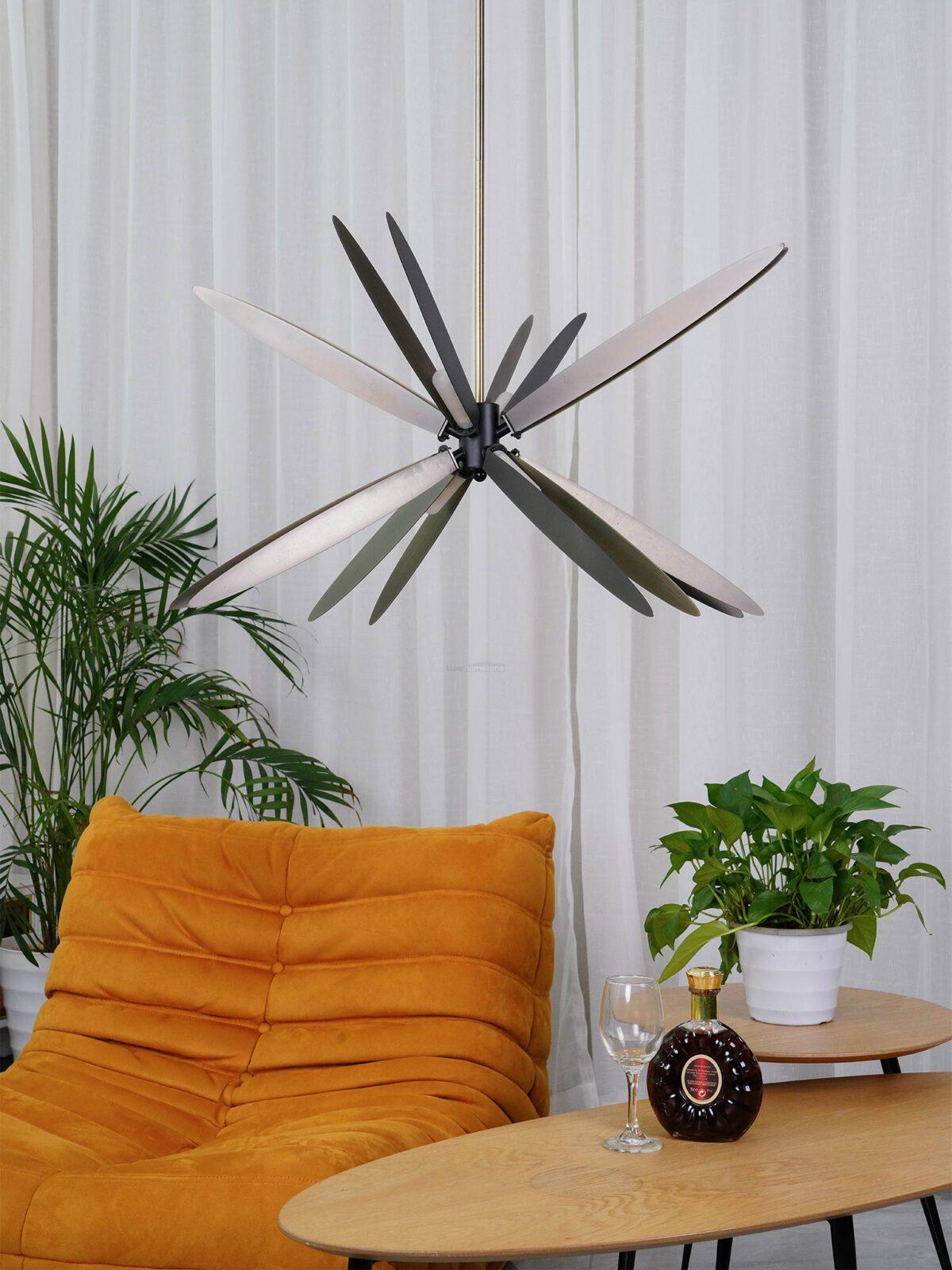 Libellule Chandelier ∅ 31.5″-Sylvia Space