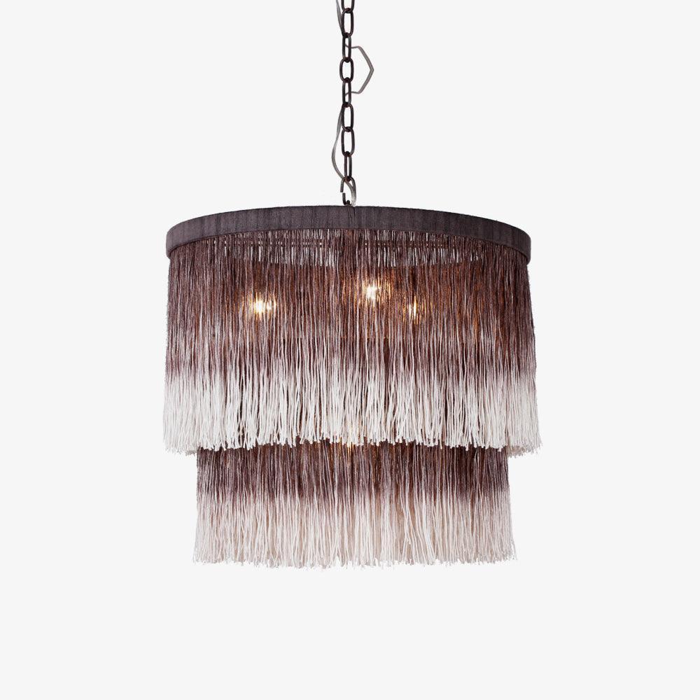Tassel Chandelier ∅ 17.7″-Sylvia Space