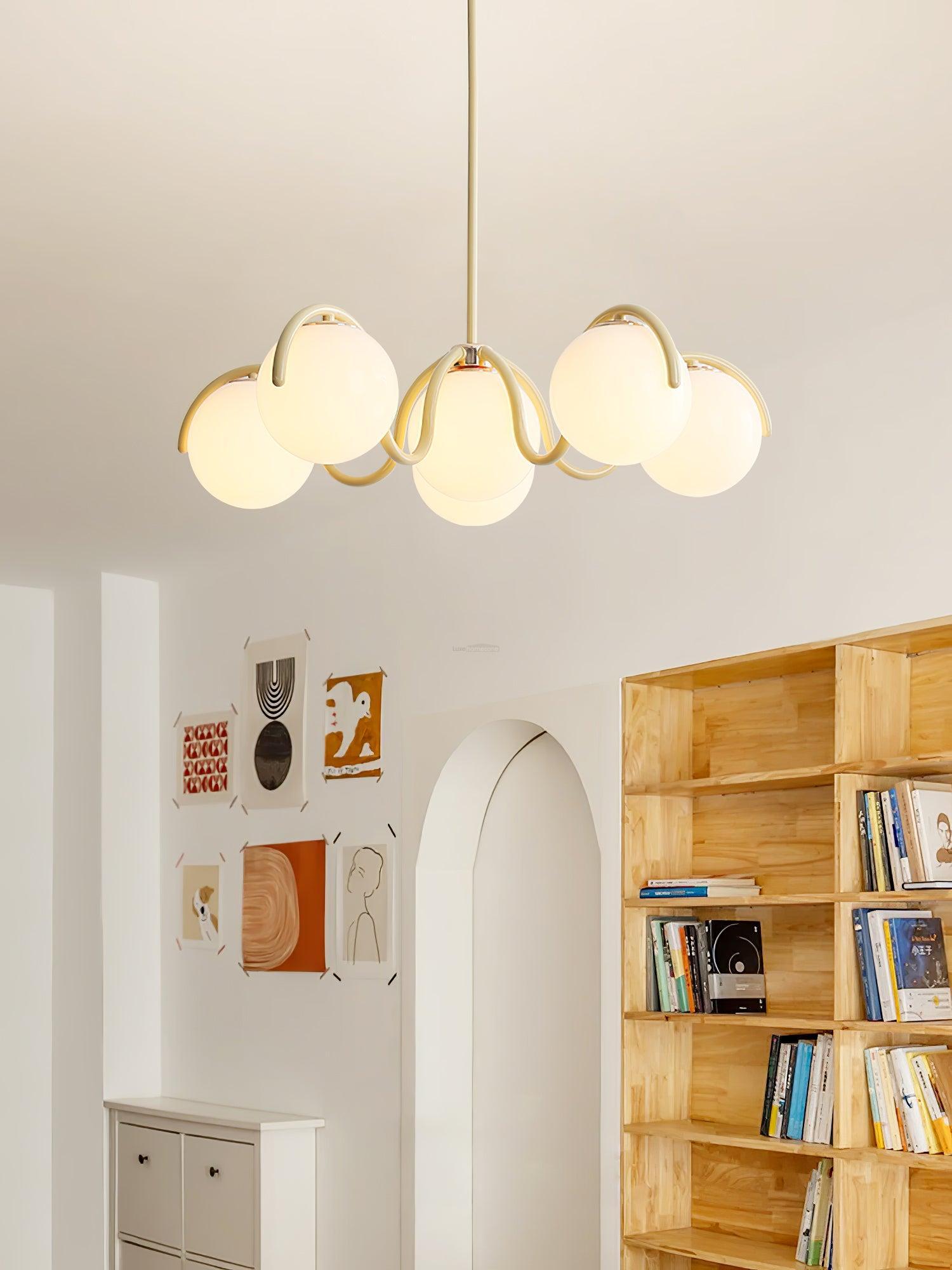 Reedway Curve Linear Chandelier ∅ 27.2″-Sylvia Space