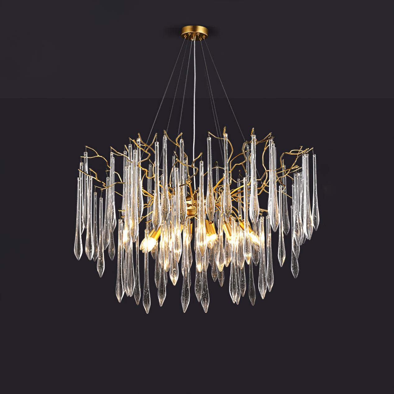 Aqua Funnel Chandelier with 8/10/12 heads-Sylvia Space