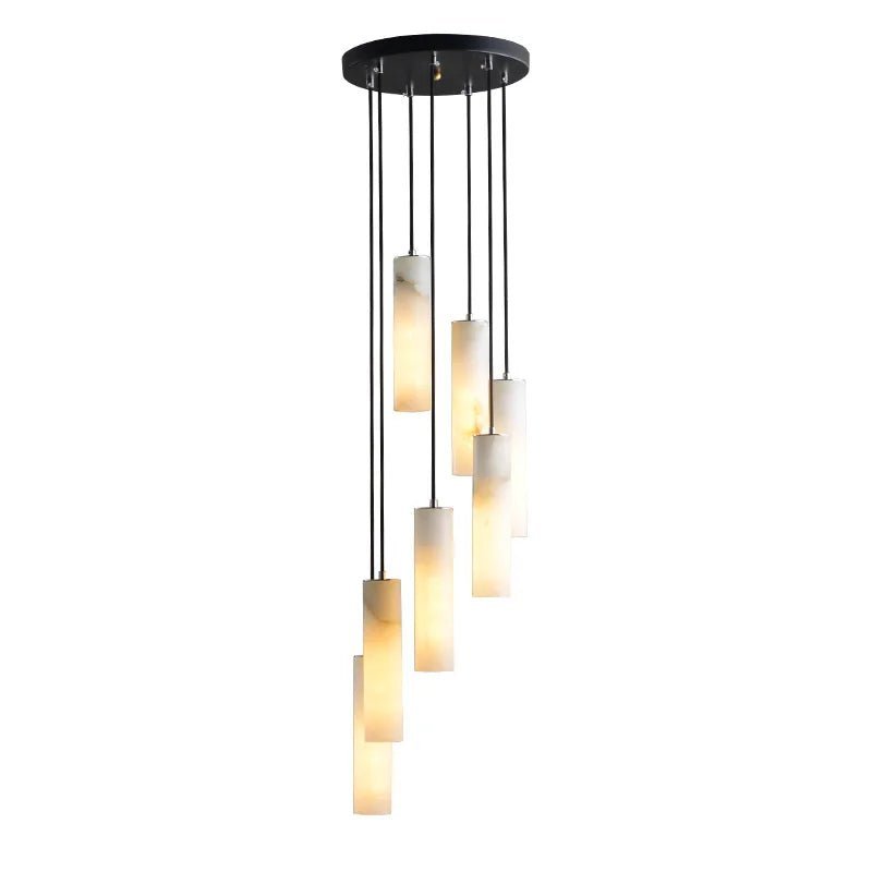 Entokei Alabaster Chandelier Light-Sylvia Space