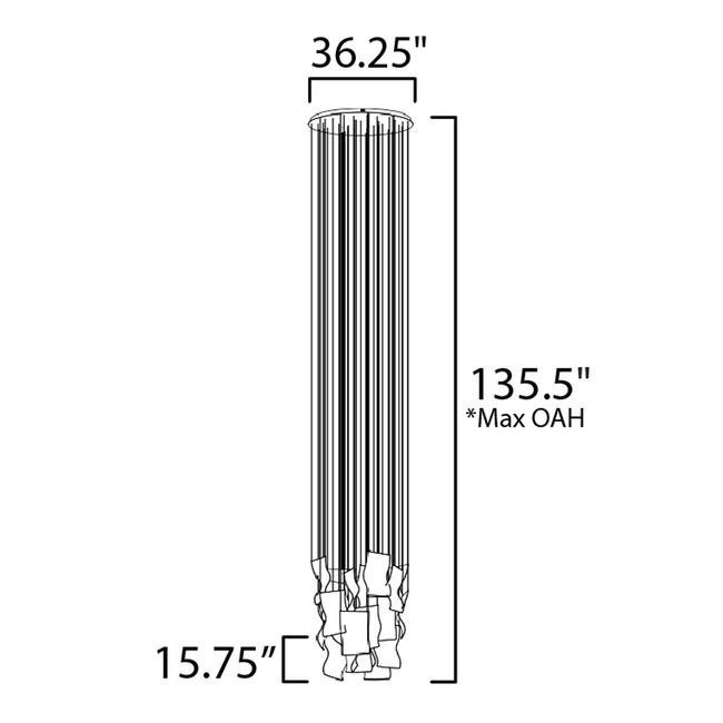 Rinkle Large Multi Light Pendant