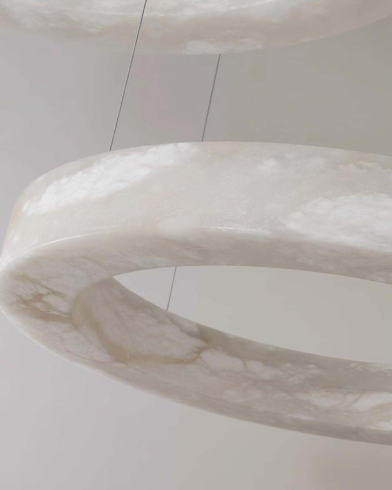 Marika Alabaster Ring Chandelier-Sylvia Space
