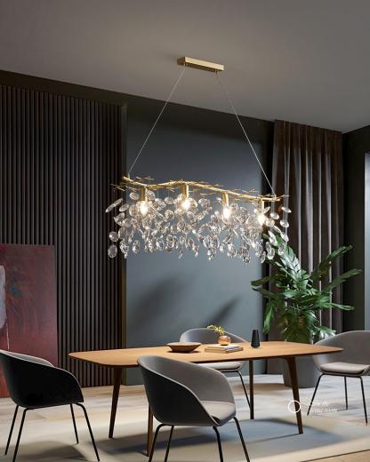 Sofia Chandeliers ∅ 26.3″~39.3''-Sylvia Space