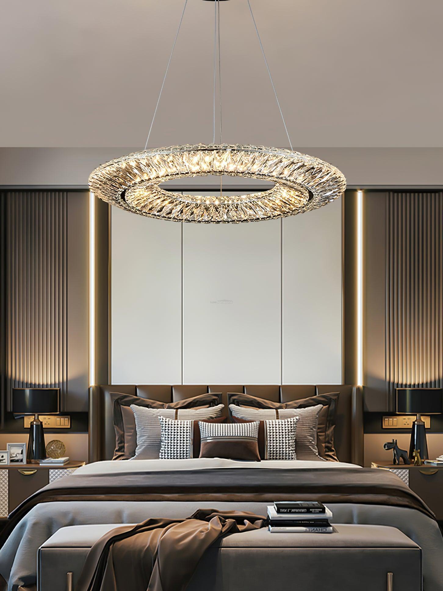 Tanager Geometric Round/Square Chandelier-Sylvia Space