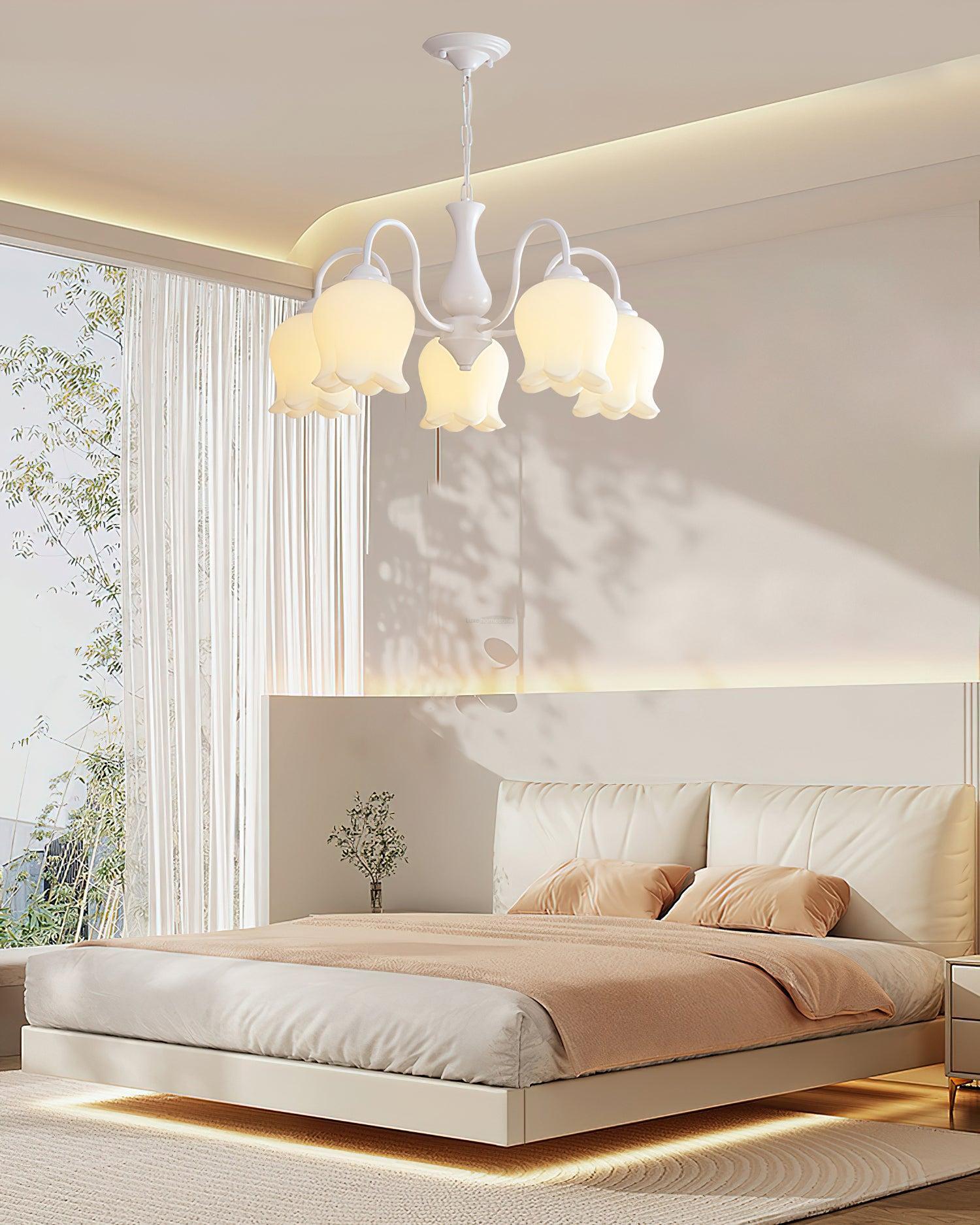 Elegant Lilium Chandelier with 5/6/8 heads-Sylvia Space