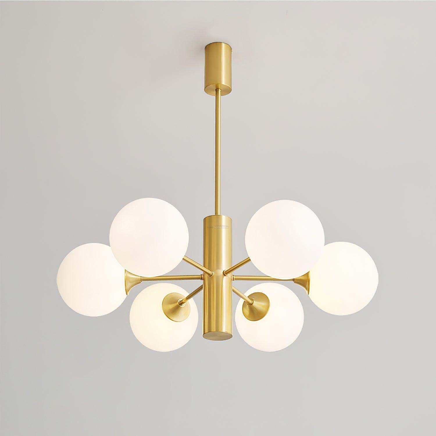 Stella Brass Chandelier with 3/6/8 heads