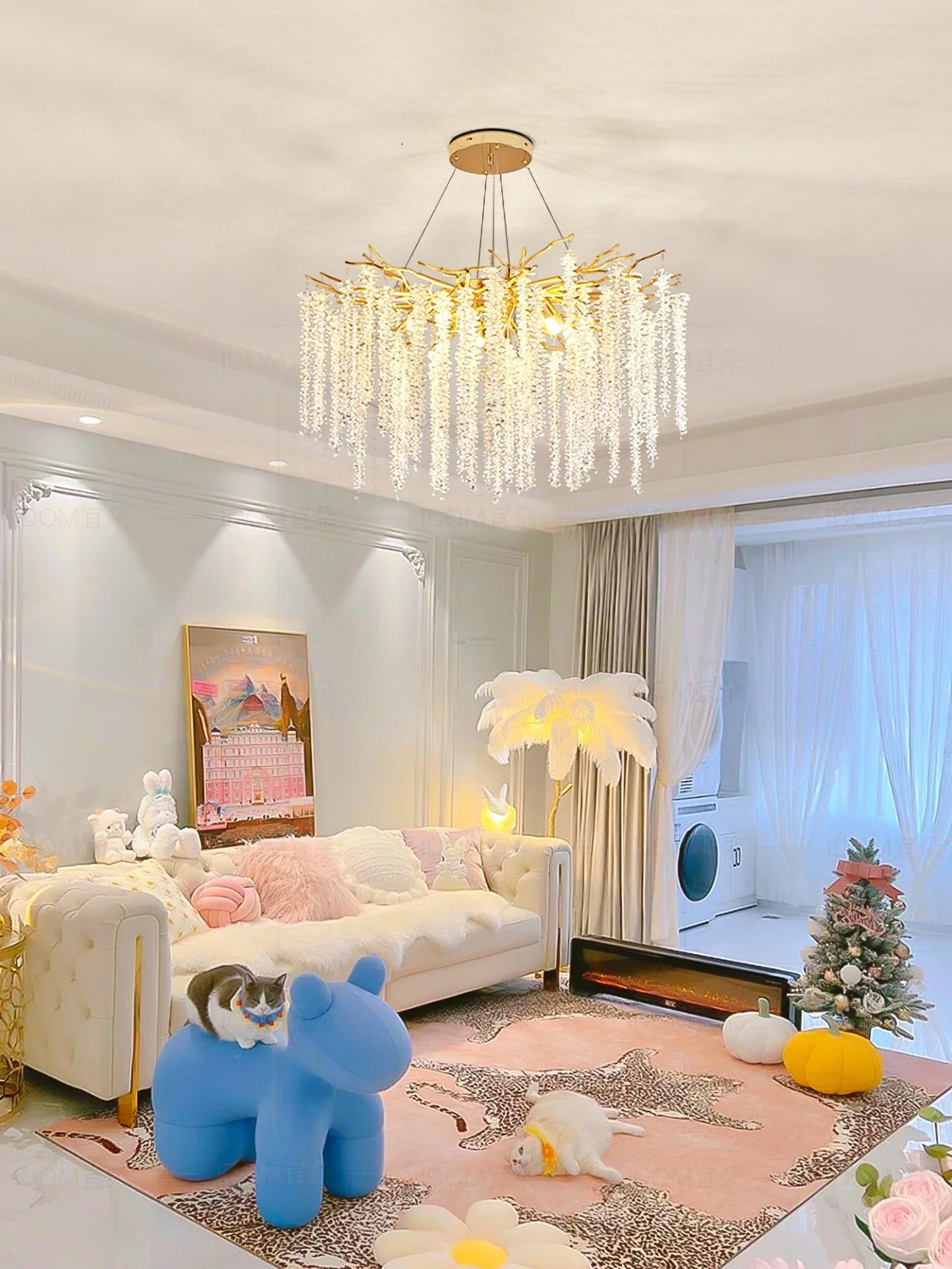 Albero Crystal Chandelier with 8/10/14 heads-Sylvia Space