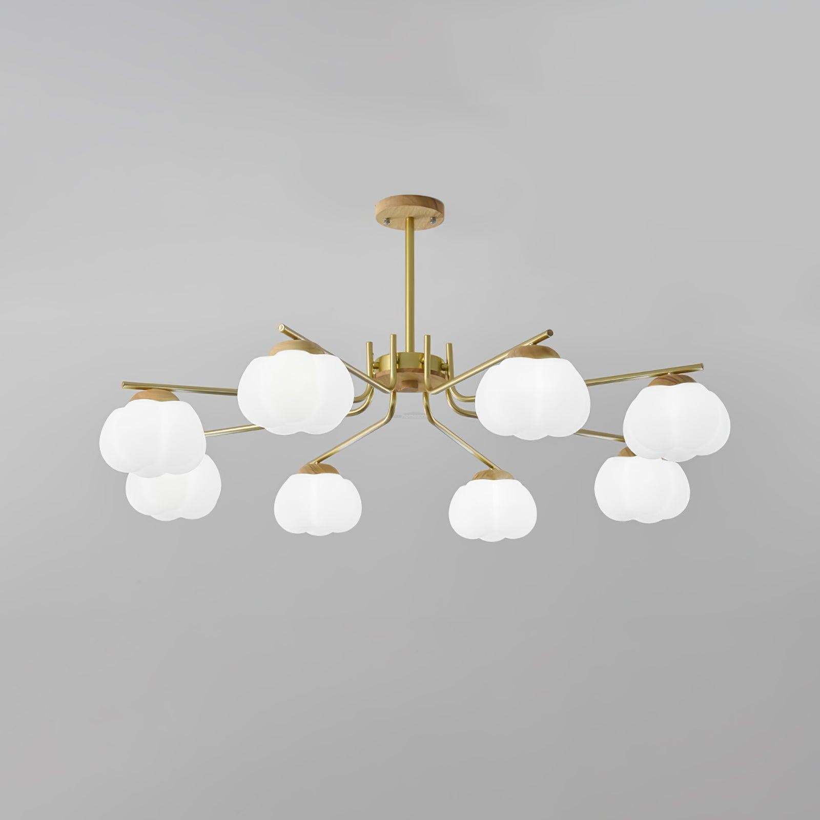 Plastic Cotton Balls Chandelier with 5/8 heads-Sylvia Space