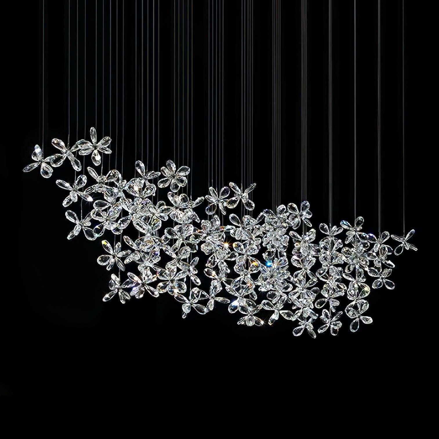 Floating Butterfly Chandelier L 47.2″-Sylvia Space