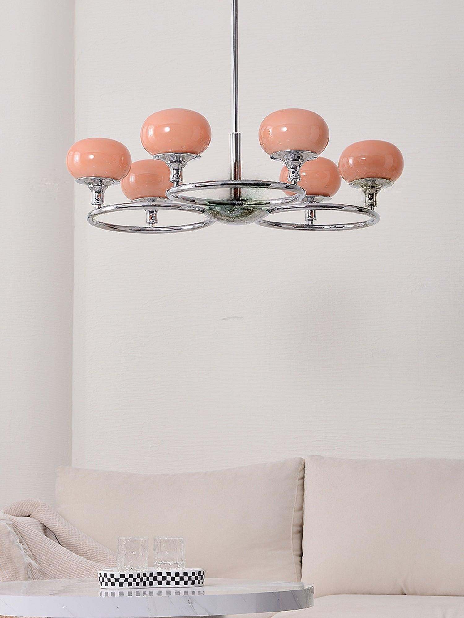 Ingersoll Round Chandelier  ∅ 31.5″-Sylvia Space
