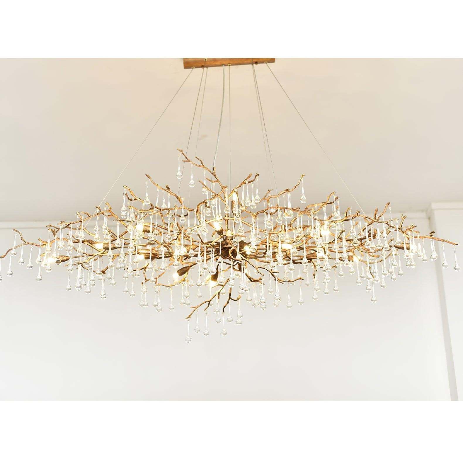Bijou Tear Drop Style Chandelier-Sylvia Space