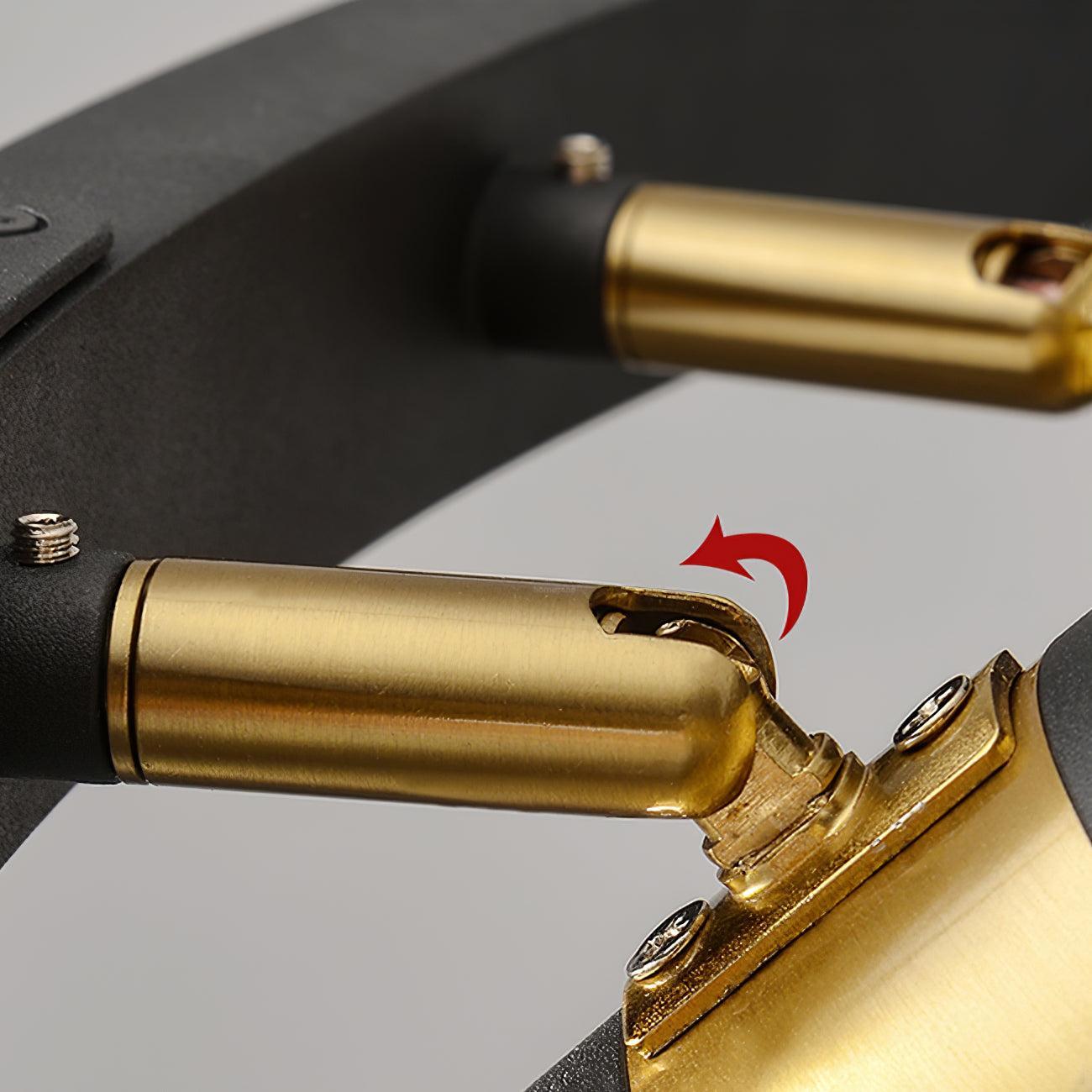 Black Mutil Pipe Chandelier with 3/6/9 heads-Sylvia Space