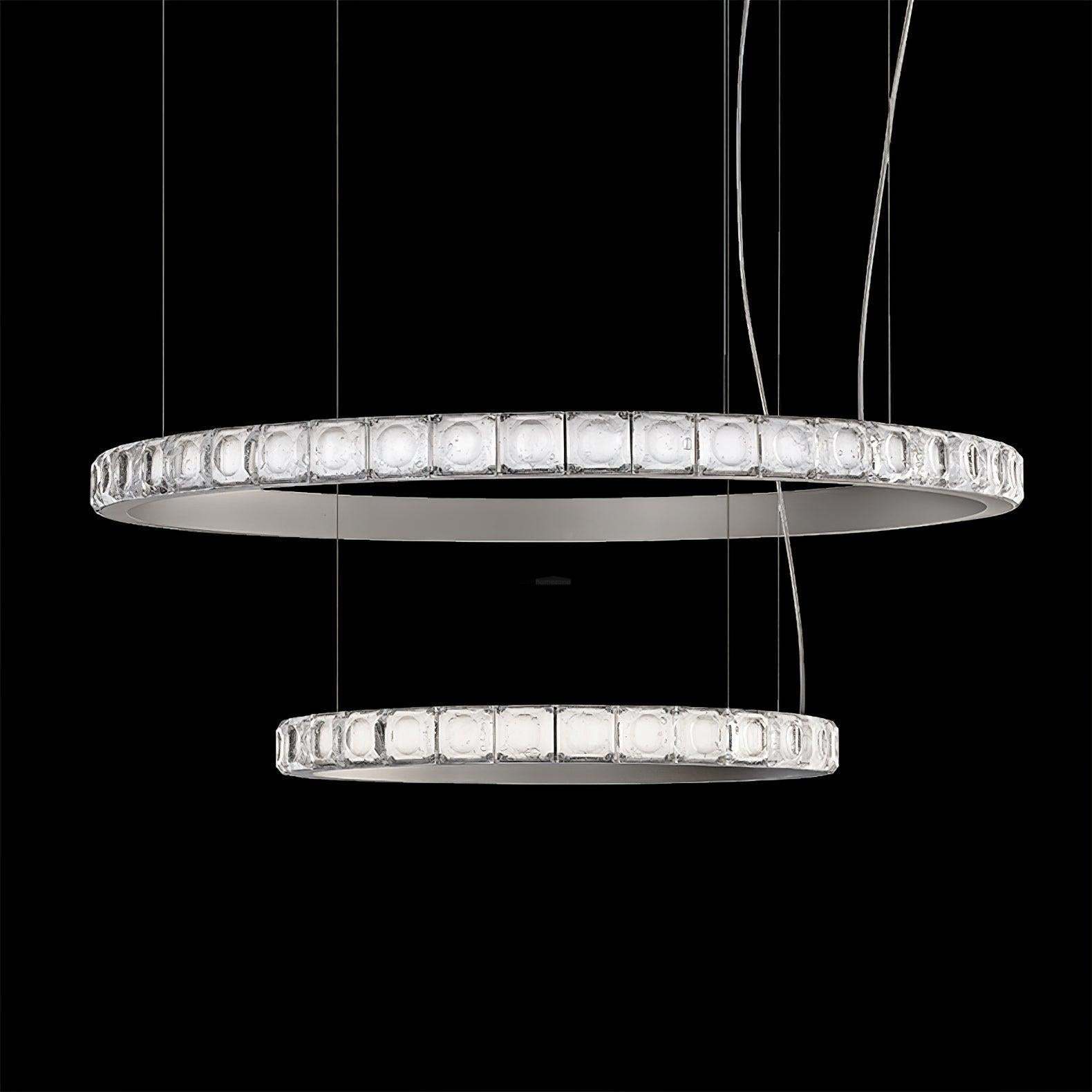 Aura Ring Chandelier ∅ 15.7″-Sylvia Space