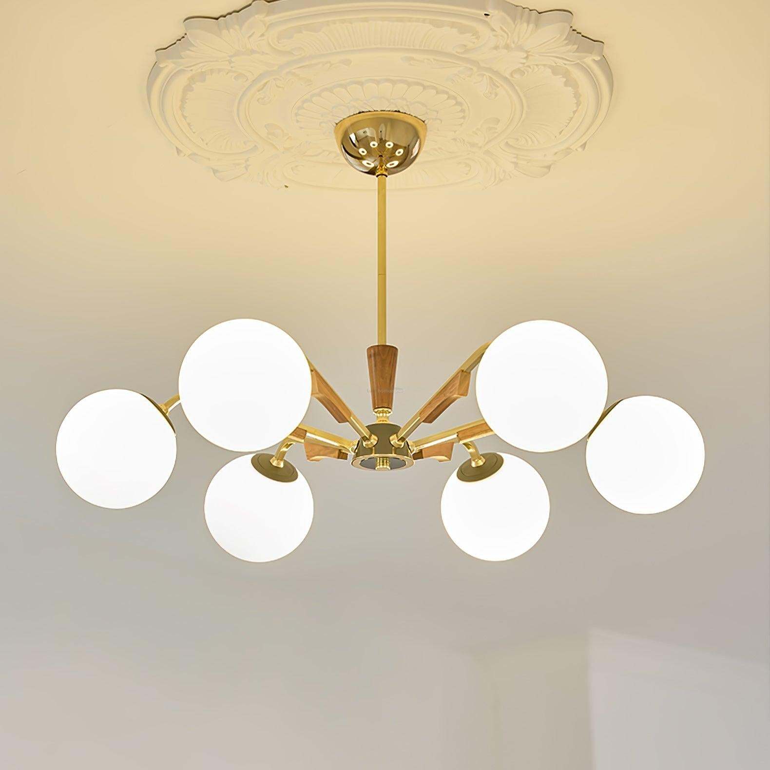 Jeri Sputnik Chandelier with 3/6/8 heads-Sylvia Space