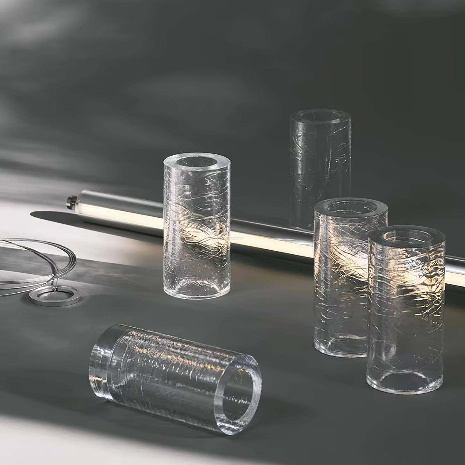 Mcdade Segmented Glass LinearChandelier-Sylvia Space