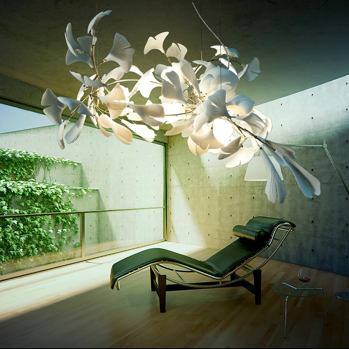 Gingko Chandelier Style E-Sylvia Space