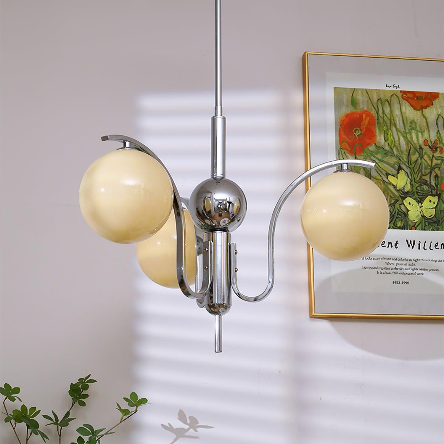 Modo Deco Chandelier with 3/5/6 heads-Sylvia Space